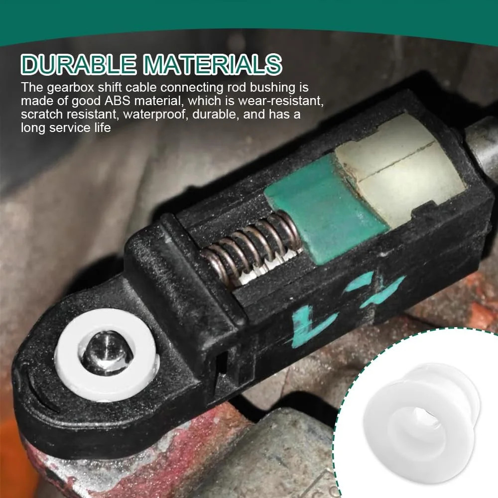 2PCS Shifter Cable Bushing Kit Compatible with Ford Edge Fusion Escape Transit C