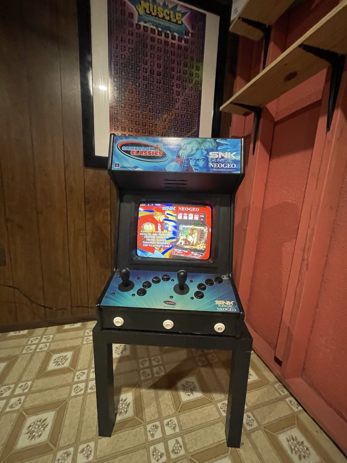 SNK Game Room Classics Neo Geo Arcade Machine AES MVS