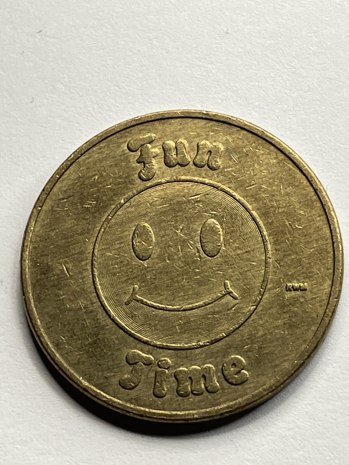 Vintage Fun Time Arcade Token Hour Glass Defunct #tb1