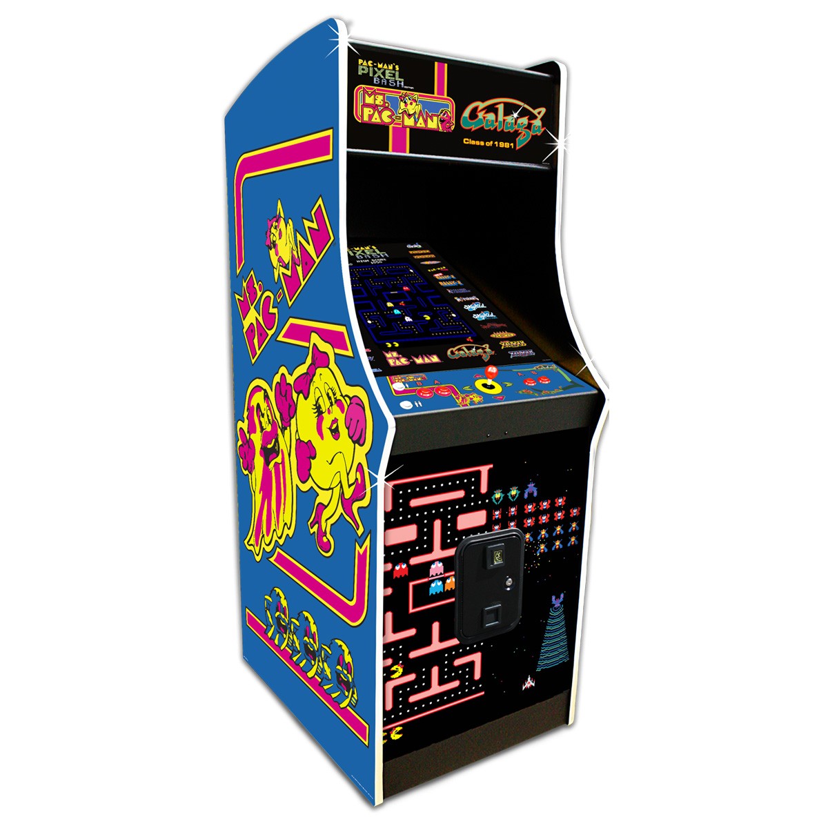 Bandai Namco Ms Pac Man Galaga Pixel Bash Edition Arcade Game