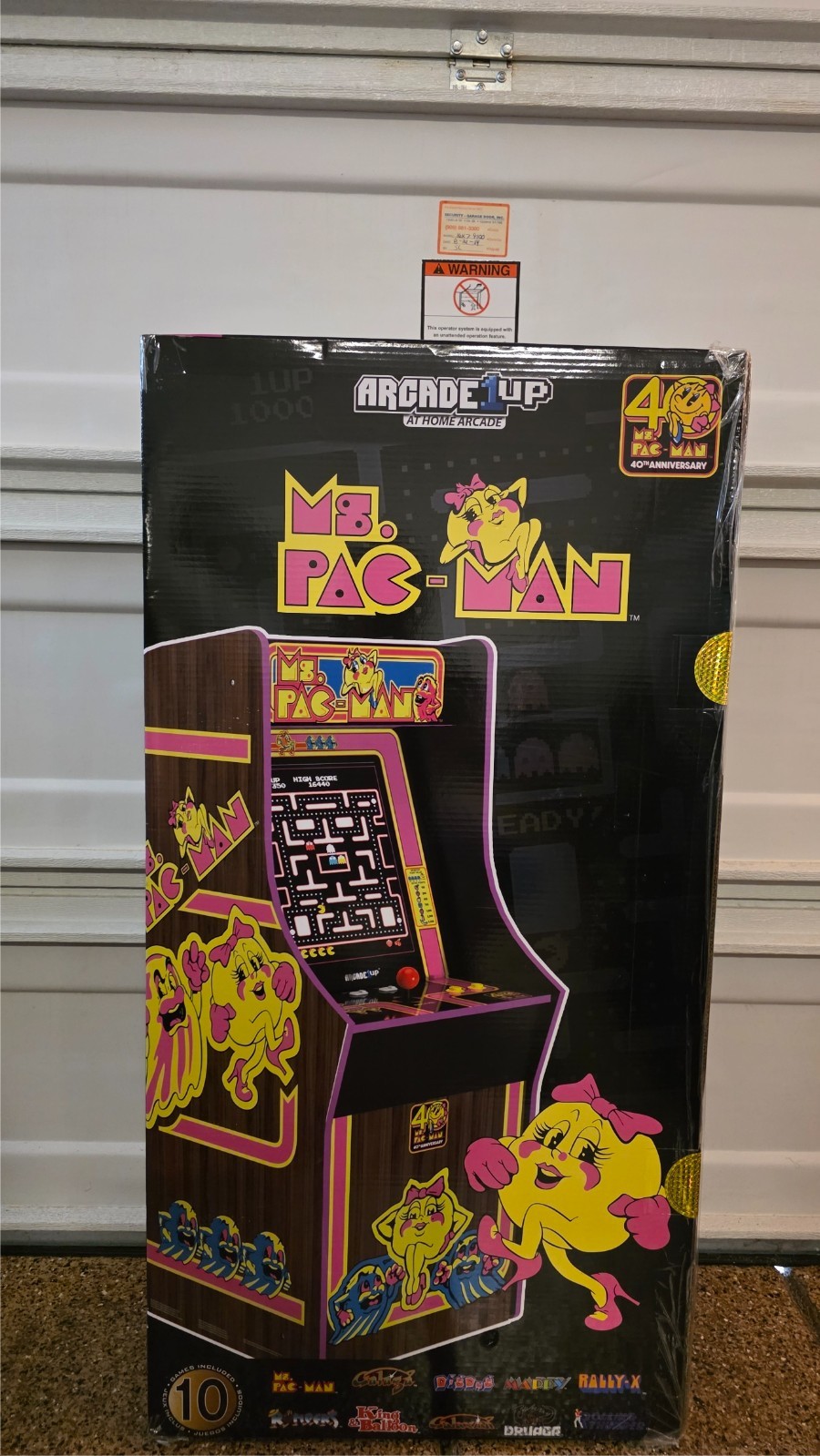 Arcade1up Ms PacMan Special 40th Anniversary Edition – New In Box