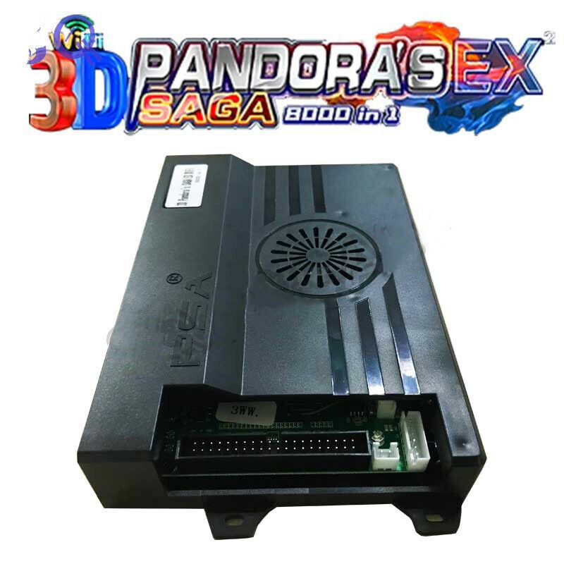 Wifi Pandora Box 3D Saga EX 8000 in 1 Game Board Download More Arcade game HDMI