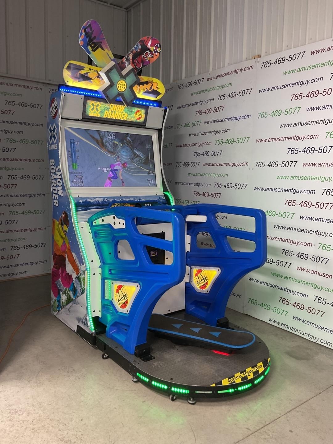 SNOW BOARDER X-GAMES by RAW THRILLS COIN-OP Arcade Video Game