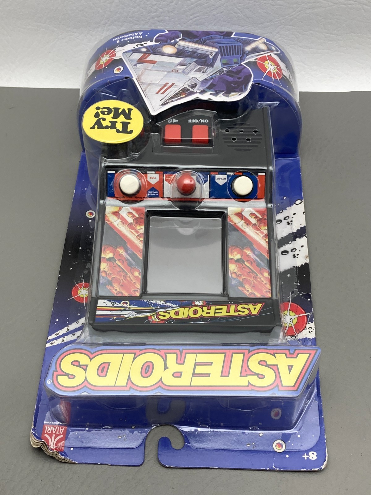 New Asteroids Basic Fun 2017 Handheld Electronic Mini Arcade Brand New Sealed