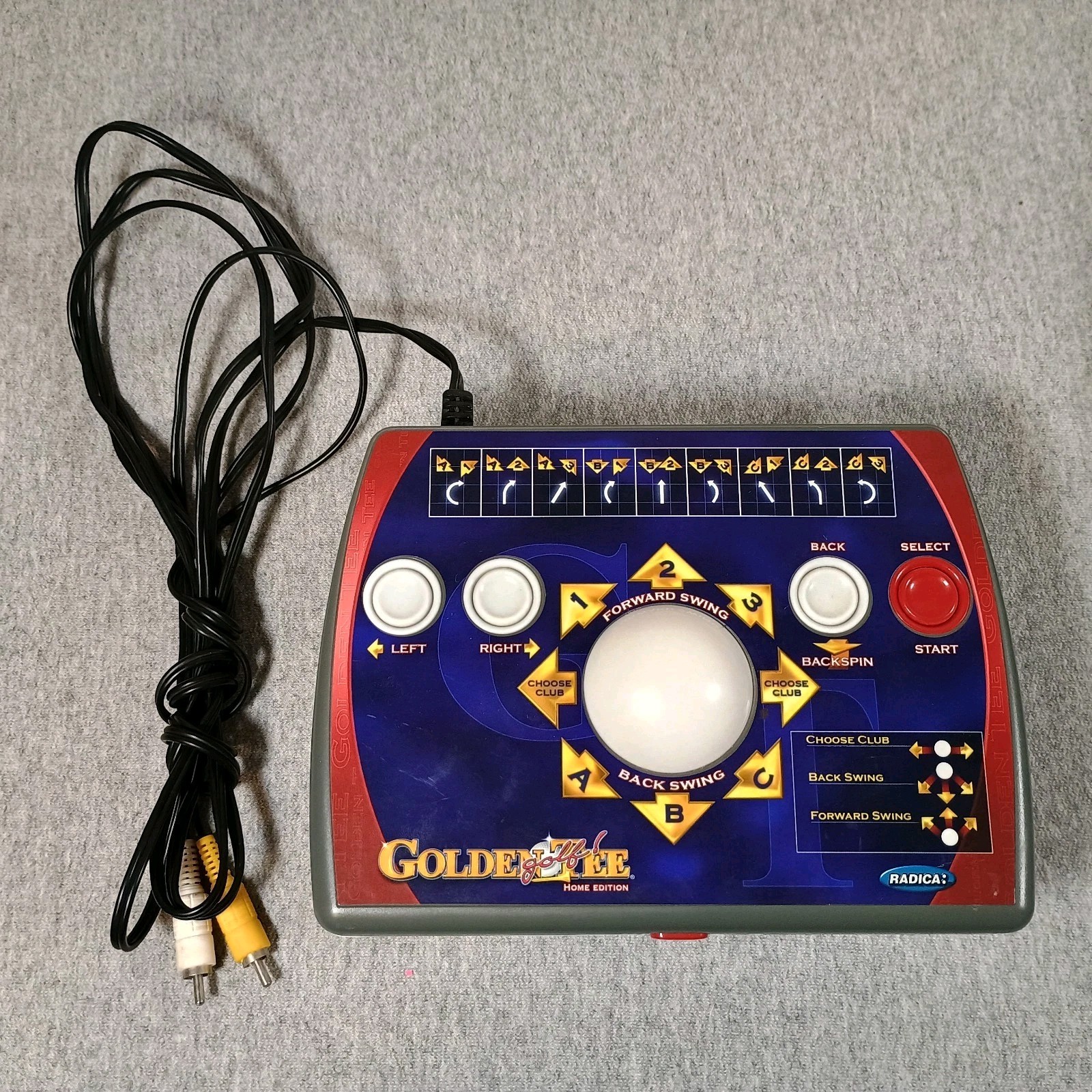 Golden Tee Golf Home Edition Radica Plug & Play Arcade TV Video Game – WORKS