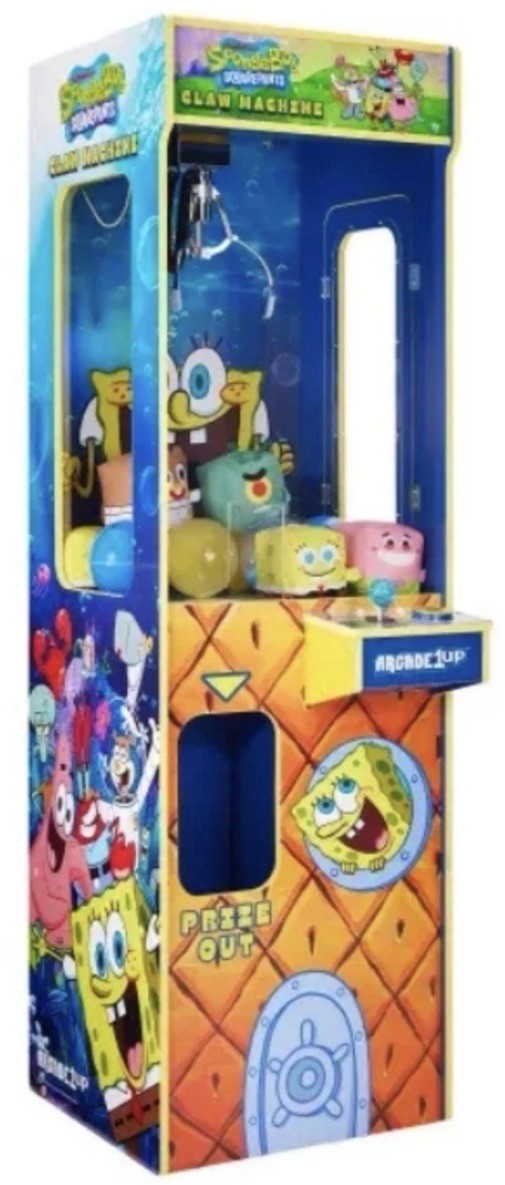 Arcade1Up SpongeBob SquarePants Claw Machine ( Sealed In box )