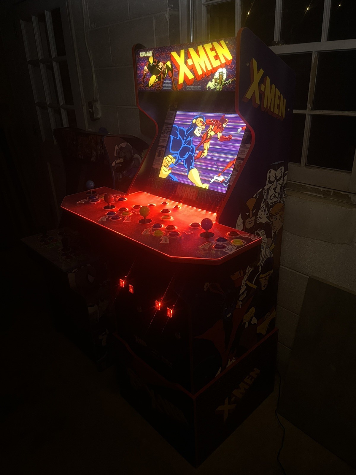 Arcade 1Up X-Men 4 Player Arcade machine (upgraded buttons, marquee)