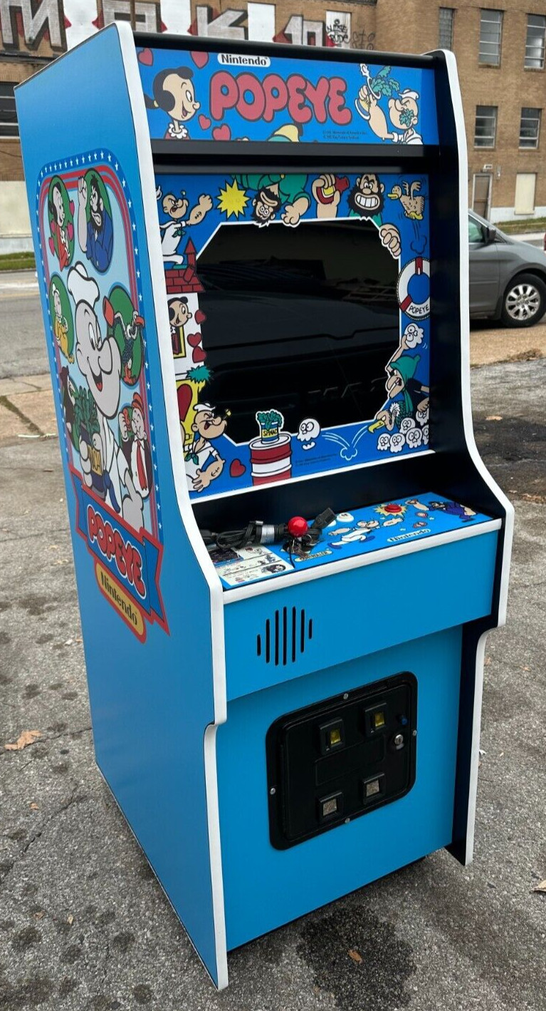 Popeye Arcade Coin Operated- With all new parts-LCD Monitor