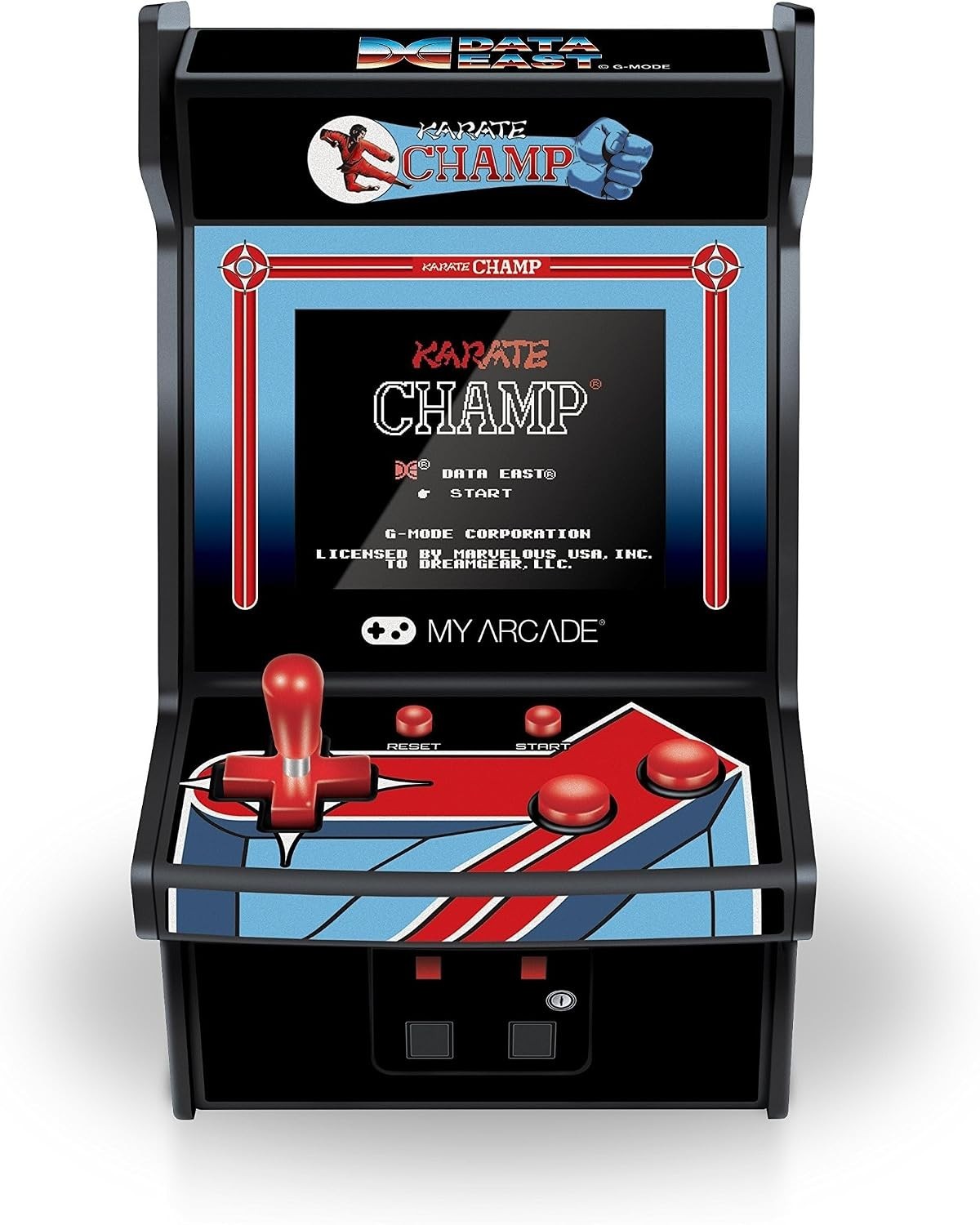 Karate Arcade Machine Mini 6.75 Inch Fully Playable Color Display and Speaker