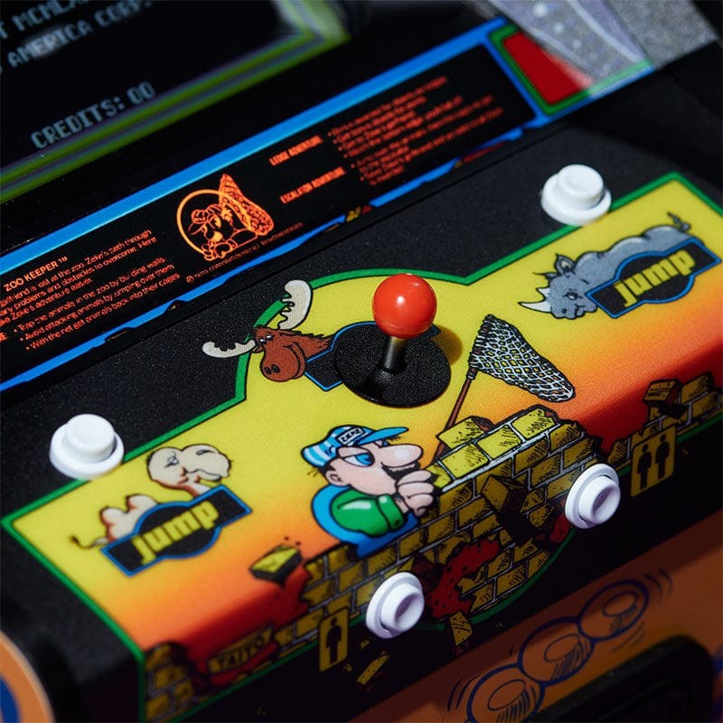 OFFICIAL TAITO ZOO KEEPER Quarter Size Arcade Cabinet