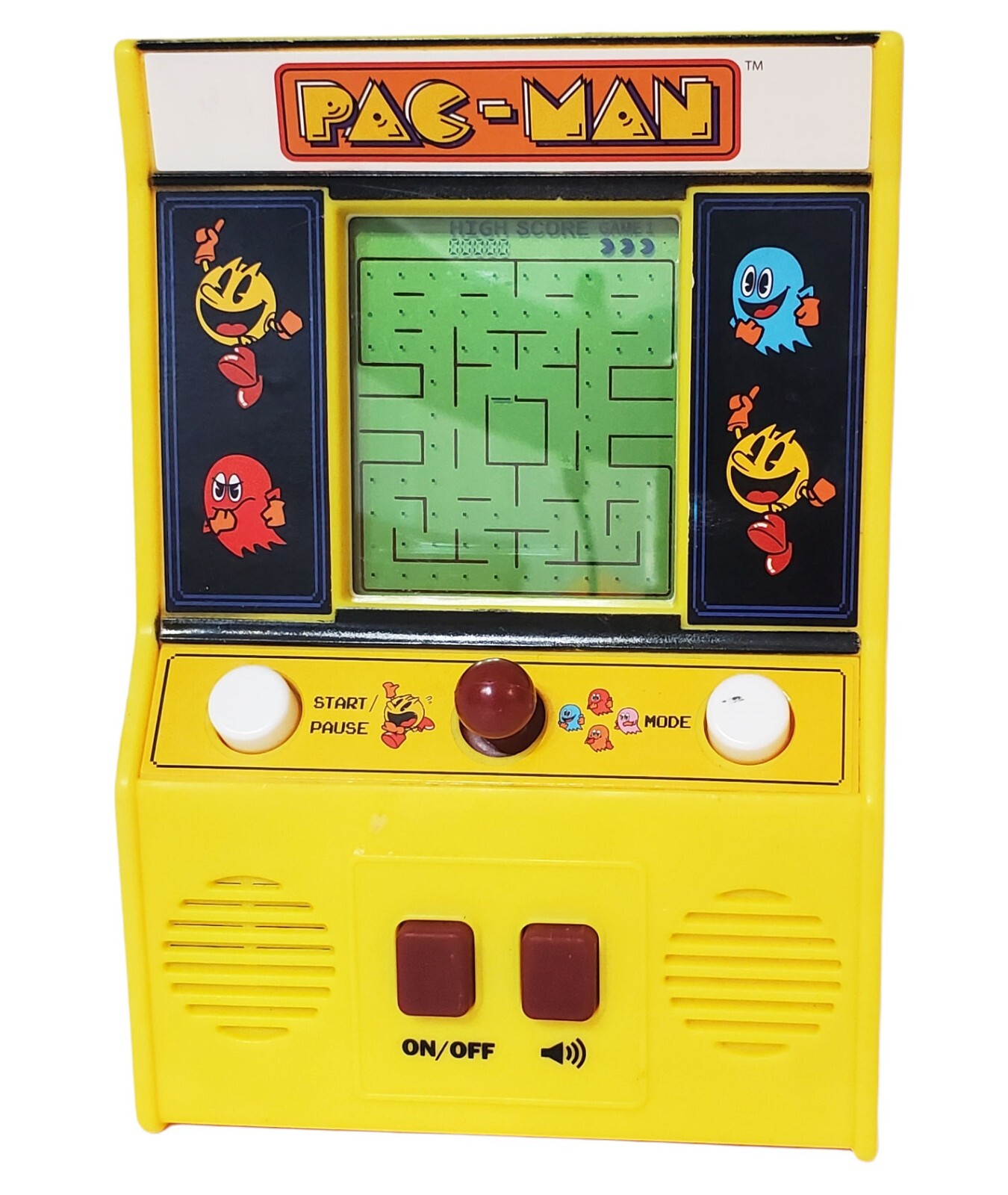Pac-Man Mini Arcade Game 6″ Handheld Machine Basic Fun Portable Battery Operated