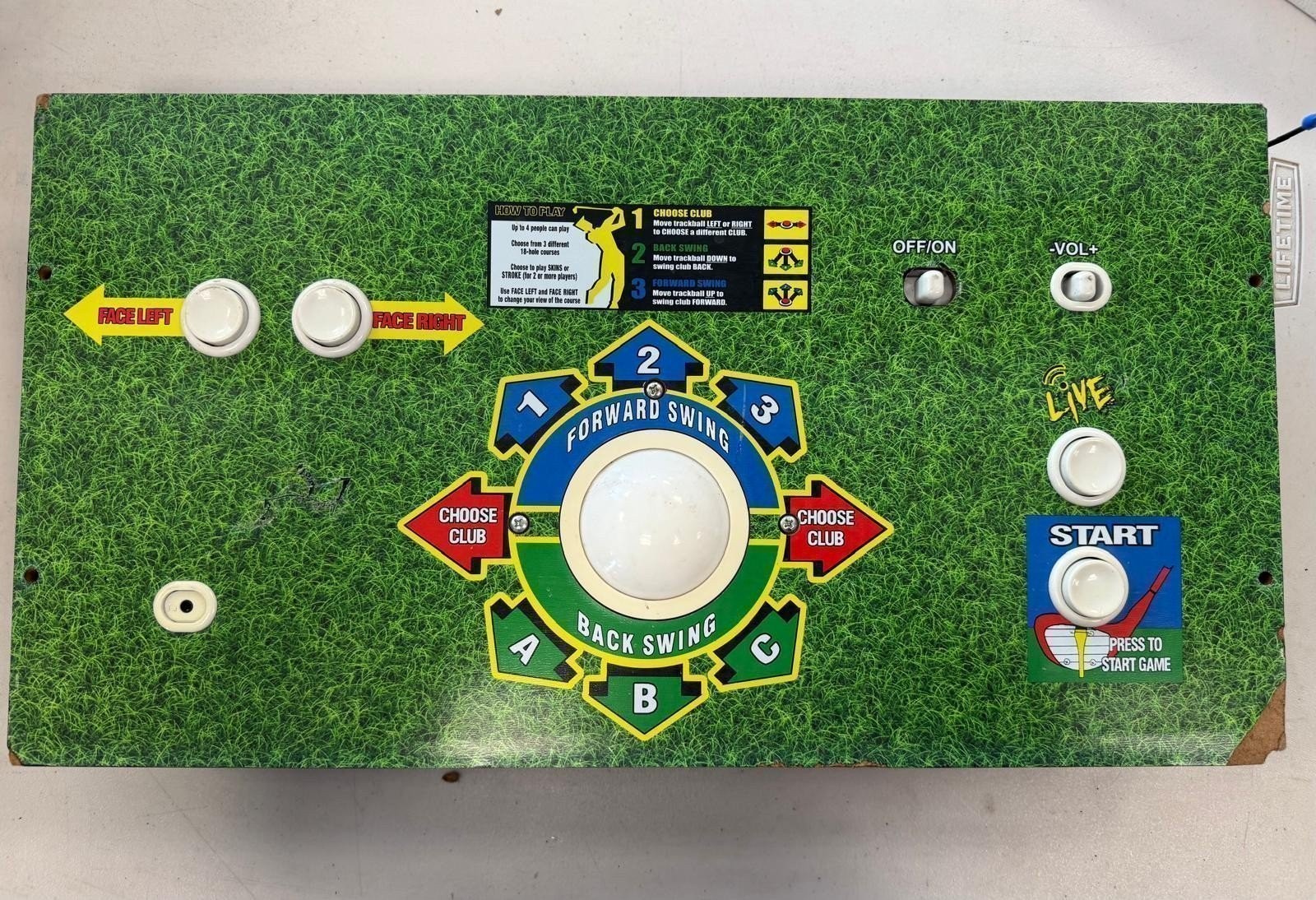 Arcade1UP Golden Tee 3D Deluxe Arcade Machine – Control Deck ONLY