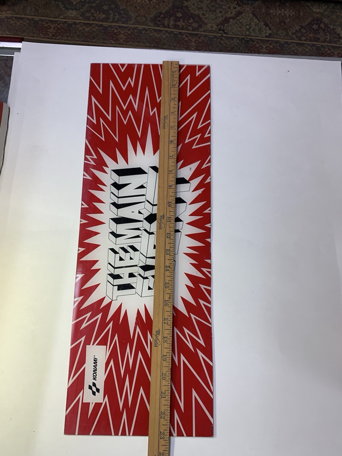 Vintage Arcade Video Game Original Konami Marquee “Main Event”