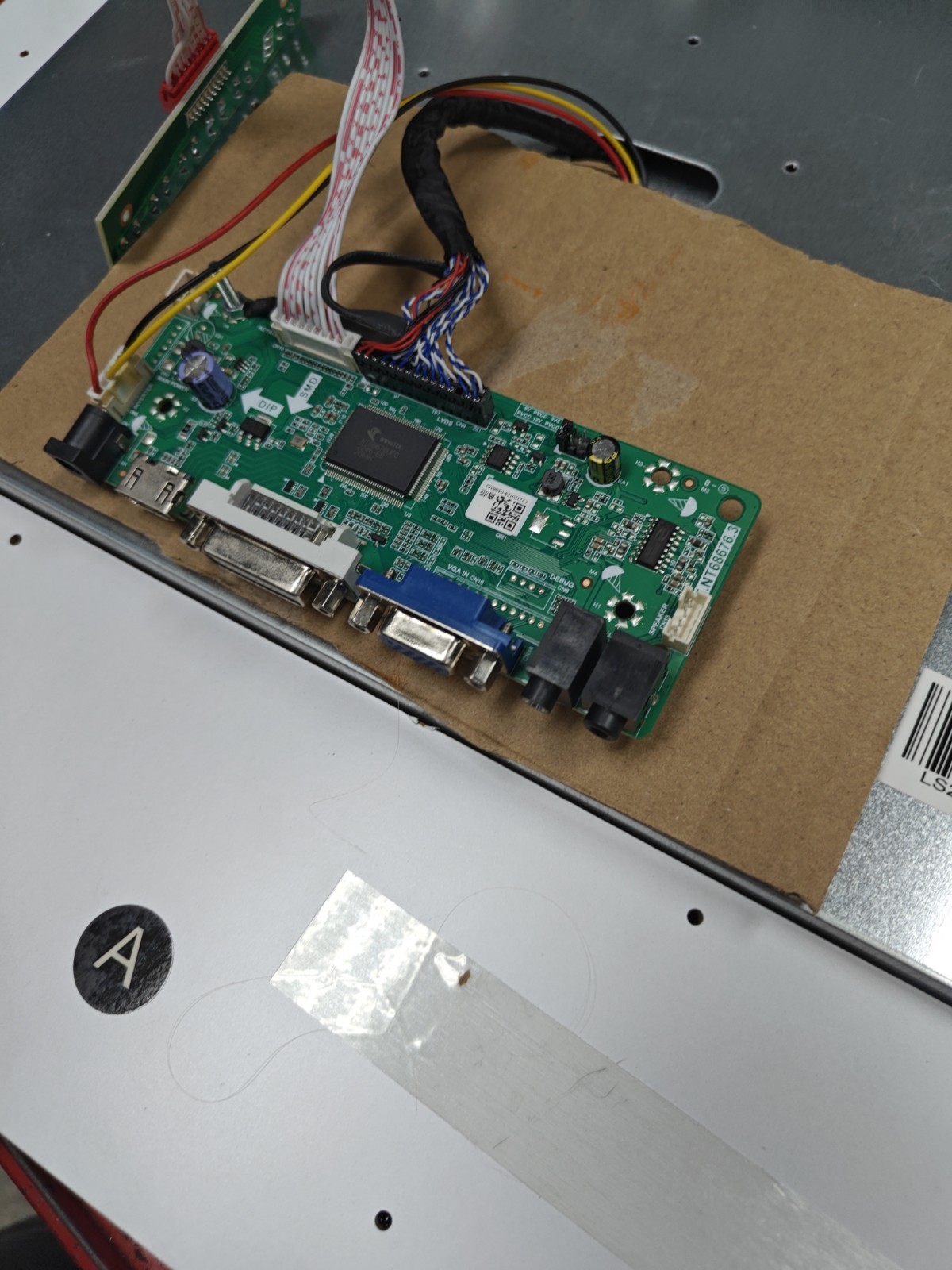 Arcade 1up Street Fighter II 2 Bezel & Mother Board Module OEM Genuine Screen