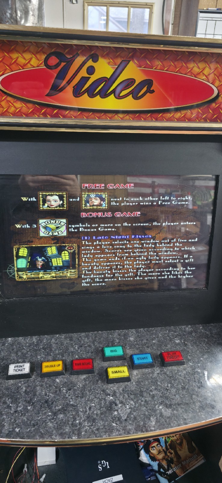 IGS Captain Jack Arcade games (game board only)