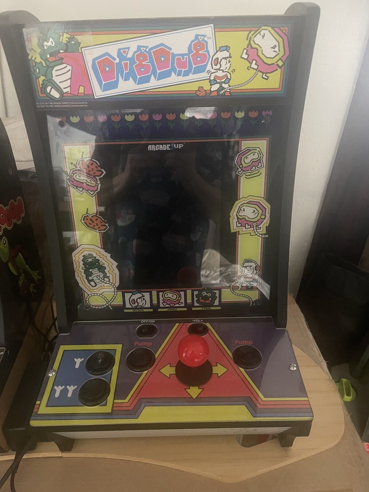 Arcade 1UP Dig Dug Tabletop Game Best Old Time Game In A New Machine