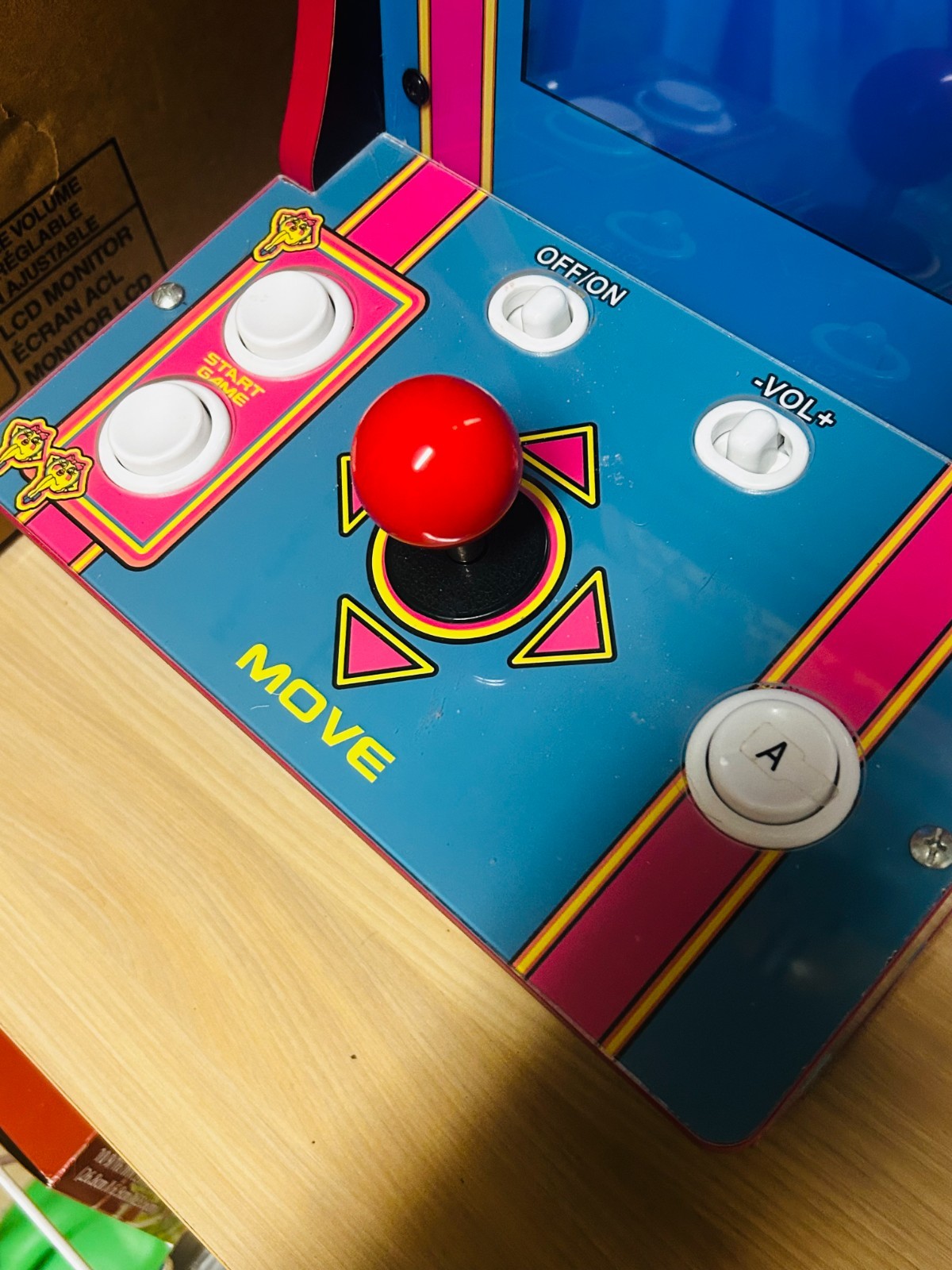Arcade 1up 8296 Ms Pac-Man & Super Pac-Man 16″ Countertop Arcade Machine w/Box