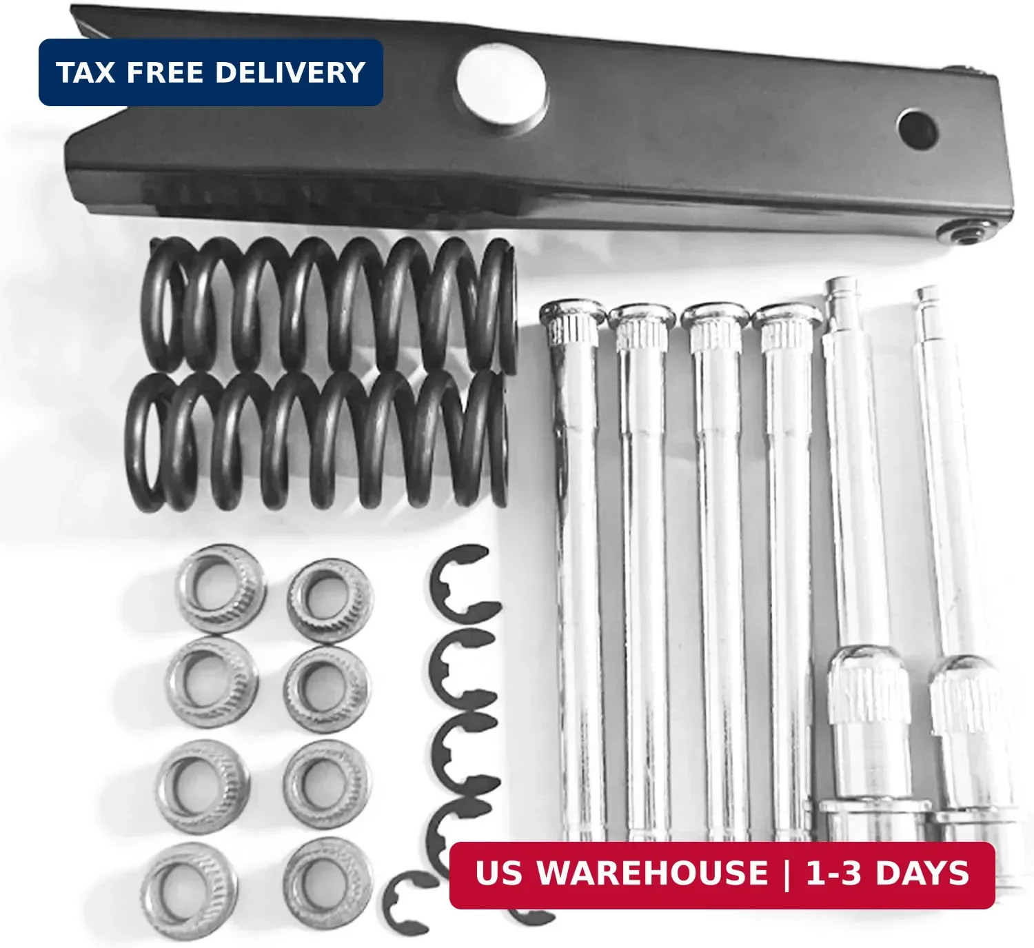 1 Set Door Hinge Roller Pin Door Hinge Pin and Bushing Repair Kits And Springs T