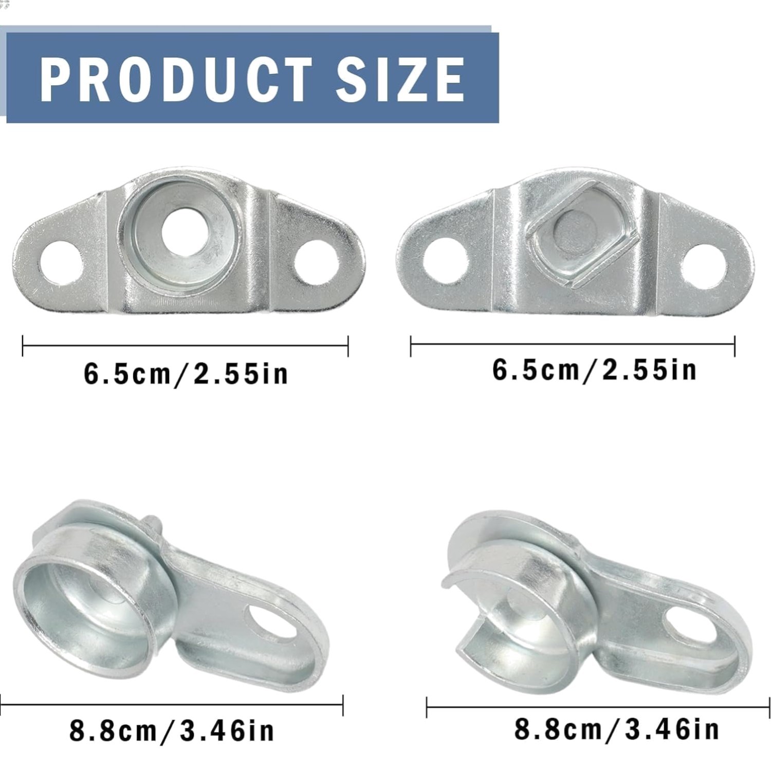 4 pcs Tailgate Hinge Bedside Hinge Compatible with S10 1994-2004, S15 1994-20…