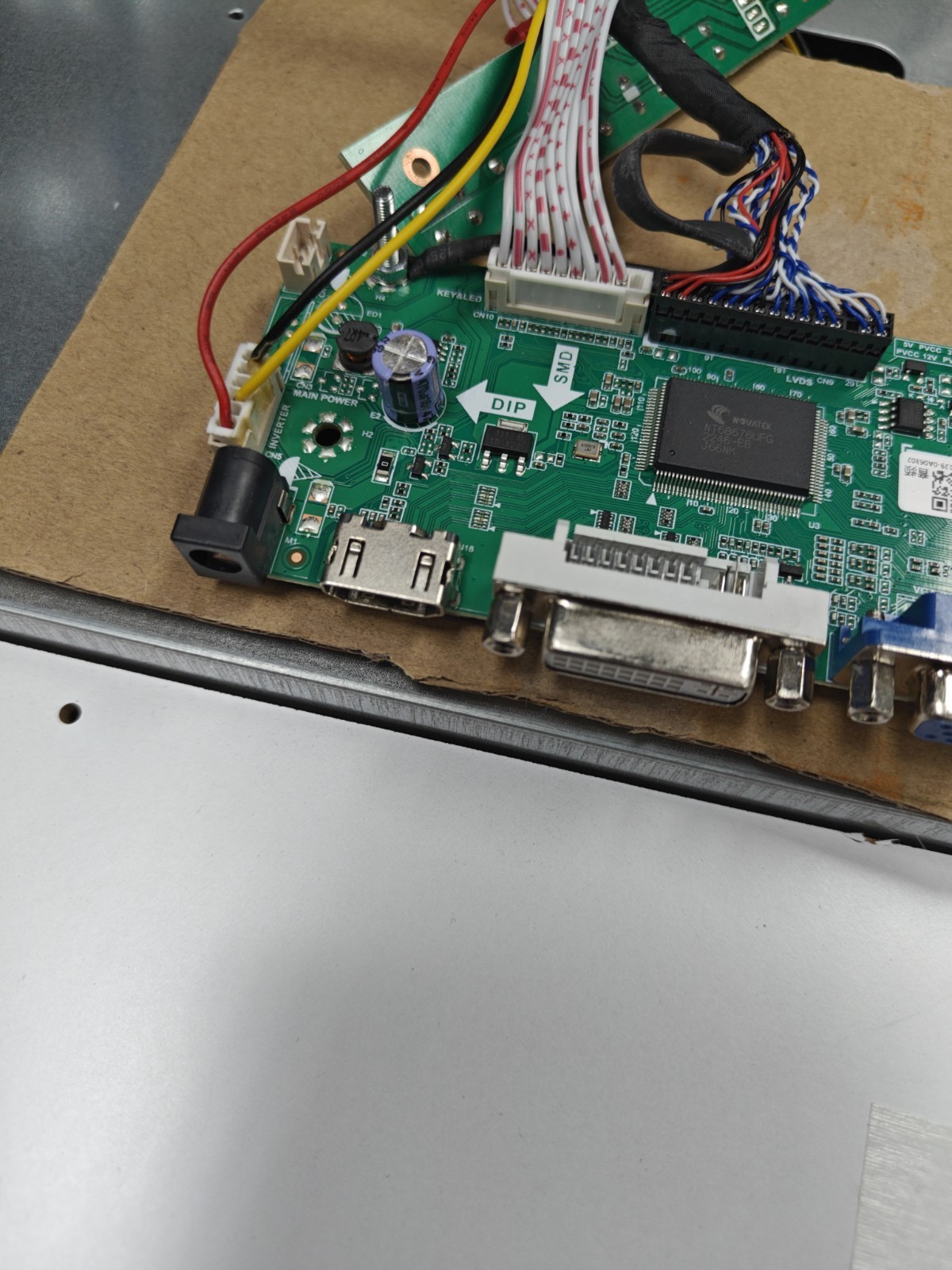 Arcade 1up Street Fighter II 2 Bezel & Mother Board Module OEM Genuine Screen