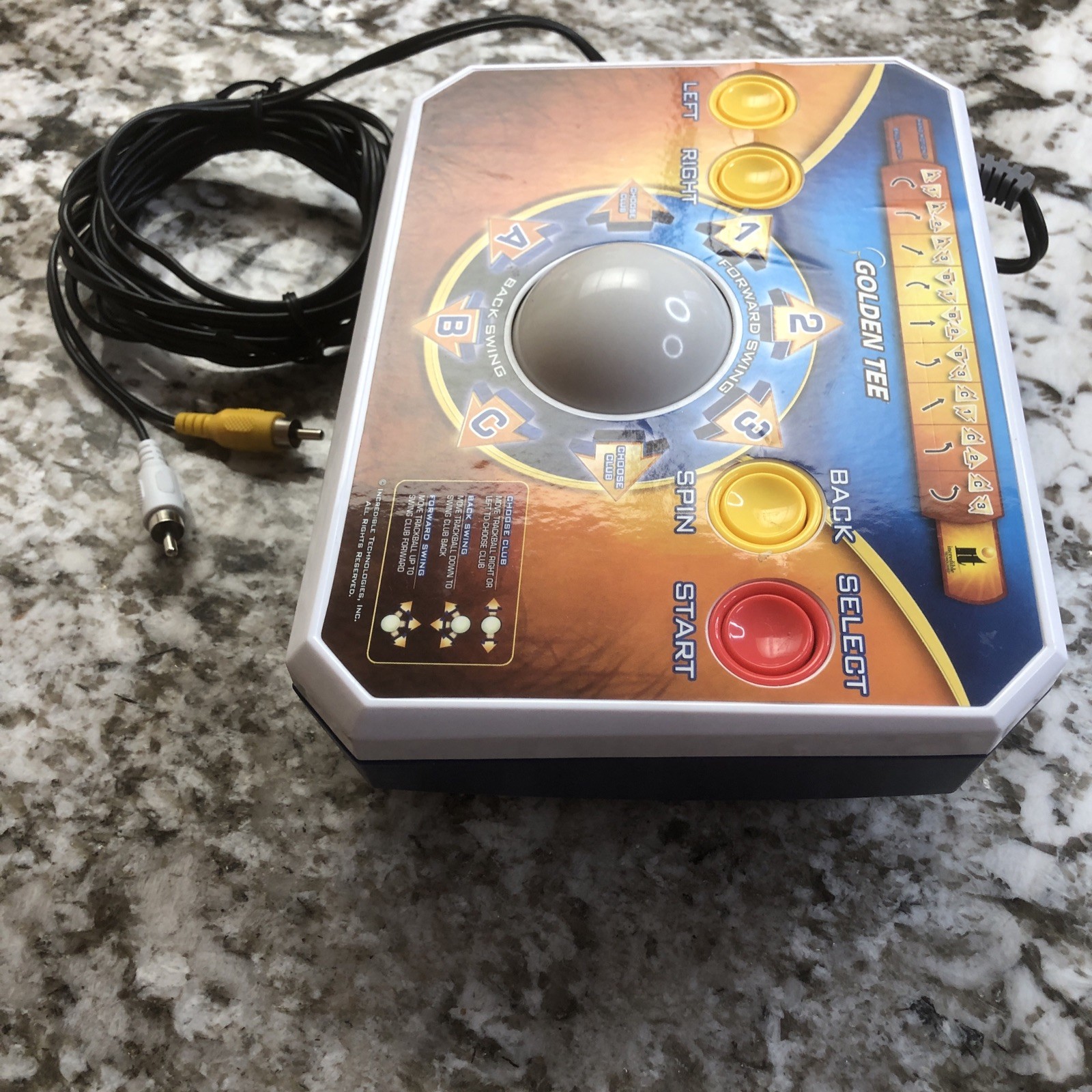 Jakks Pacific Golden Tee Golf Plug & Play TV Arcade Game 2011 Trackball Tested