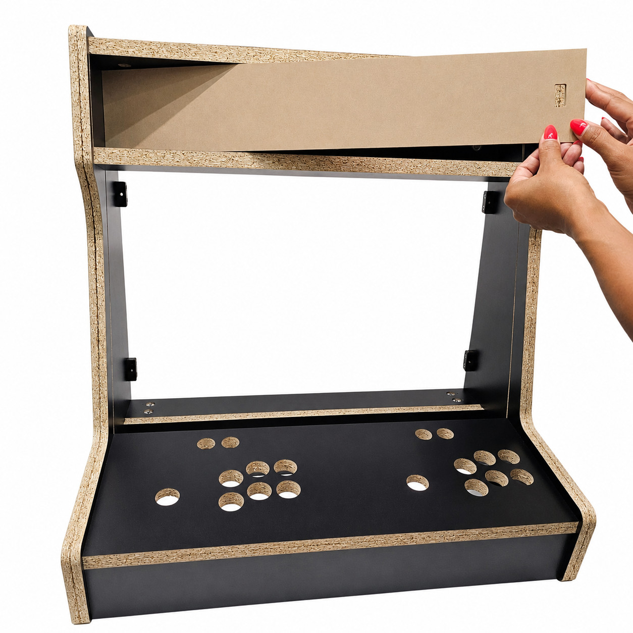 DIY Arcade Machine Cabinet Kit, can be wall mounted – 3/4″ Wood – Easy Assembly