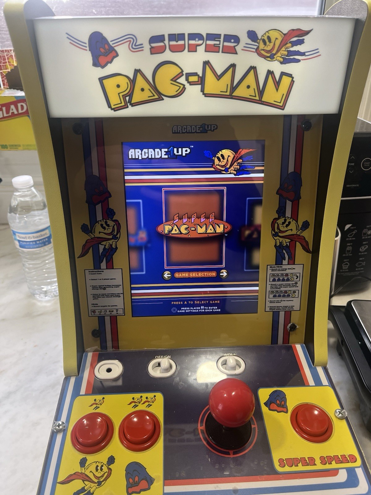 Arcade1up Super Pac-Man Tabletop Arcade Machine 2021 Reproduction
