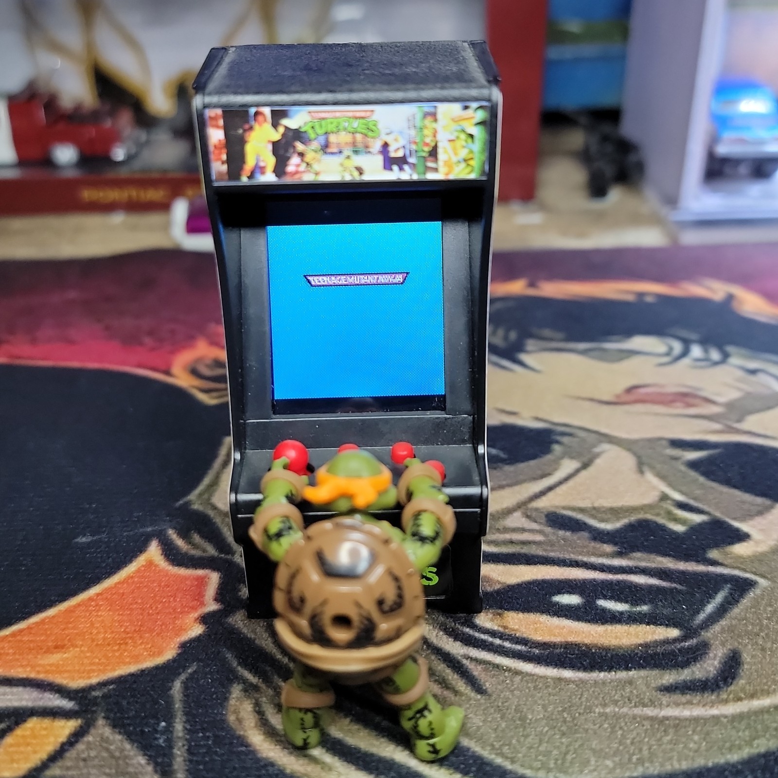 Teenage Mutant Ninja Turtles TMNT Tiny Arcade W/Mega Construx Tmnt Figure Read