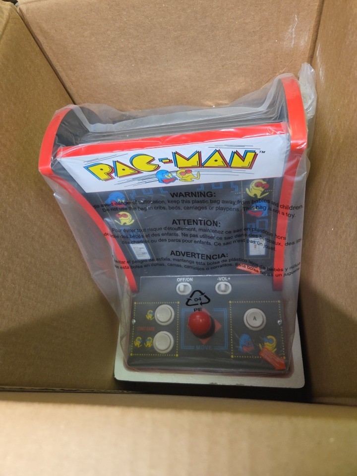 ARCADE 1UP Pac-Man/Galaga Countercade Arcade Tabletop – Model 8295 *BRAND NEW*