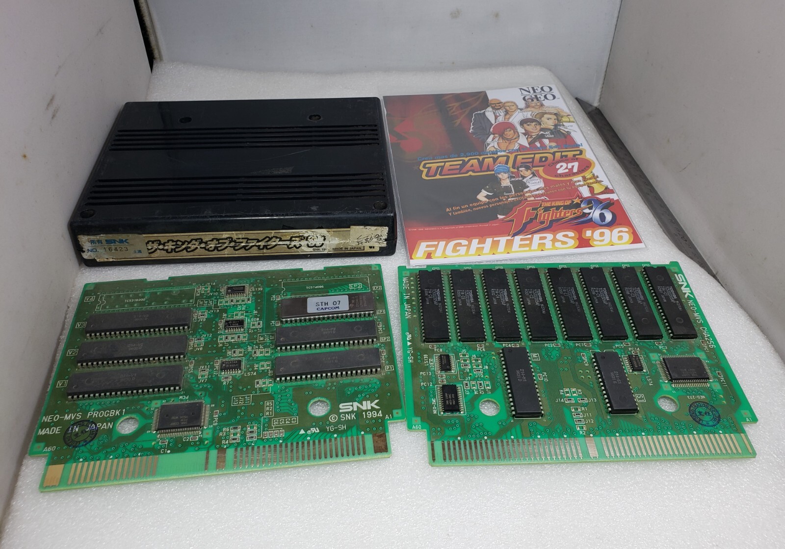 SNK Cart – The King of Fighter 96 MVS Original Arcade Video Game Japan