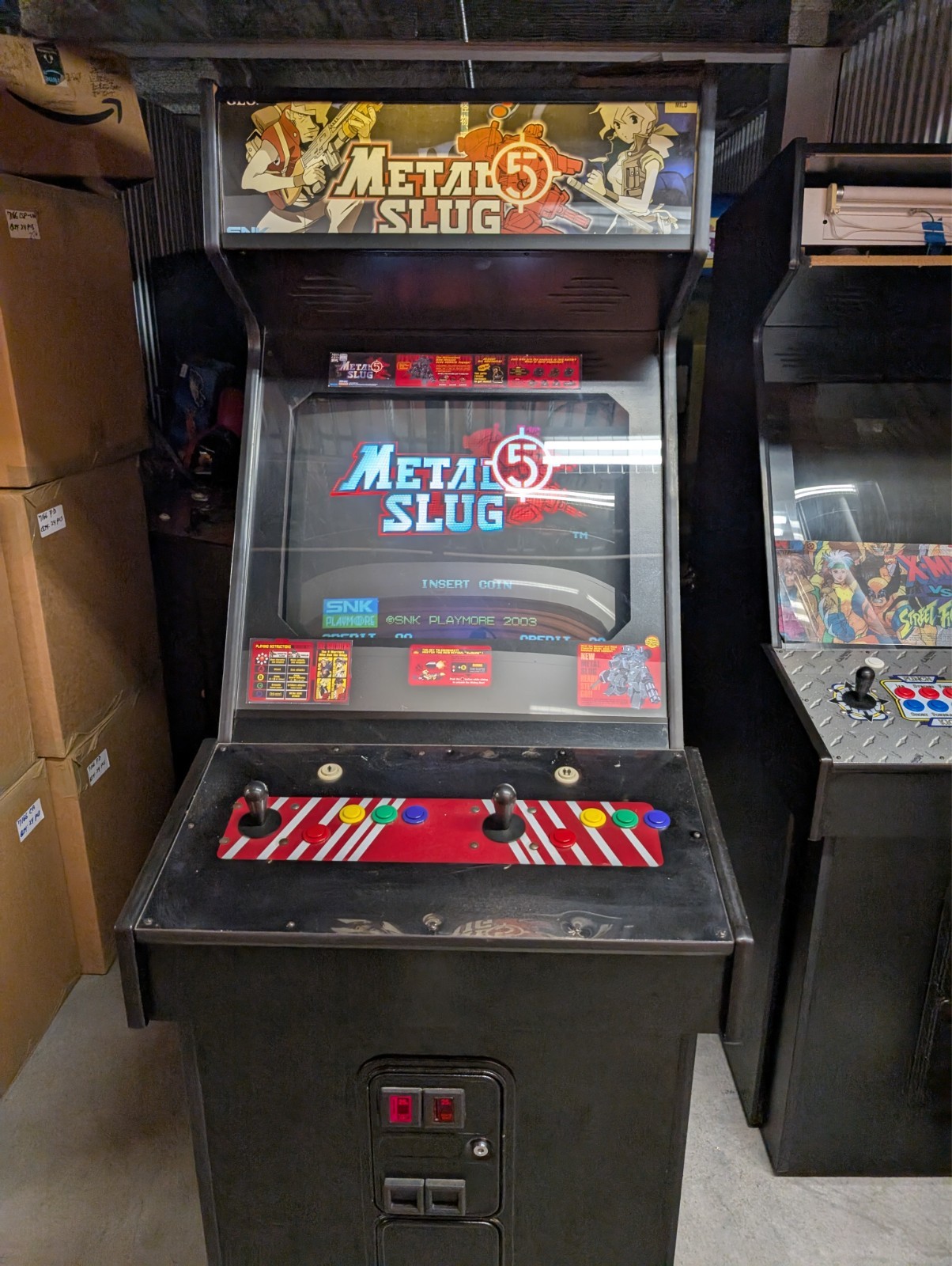 SNK Neo Geo Metal Slug 5 Authentic Arcade Machine – Used in Very Good Condition