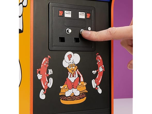 Burger Time Quarter Arcades 1/4 Scale Wooden Replica (New In Box) Original ROM