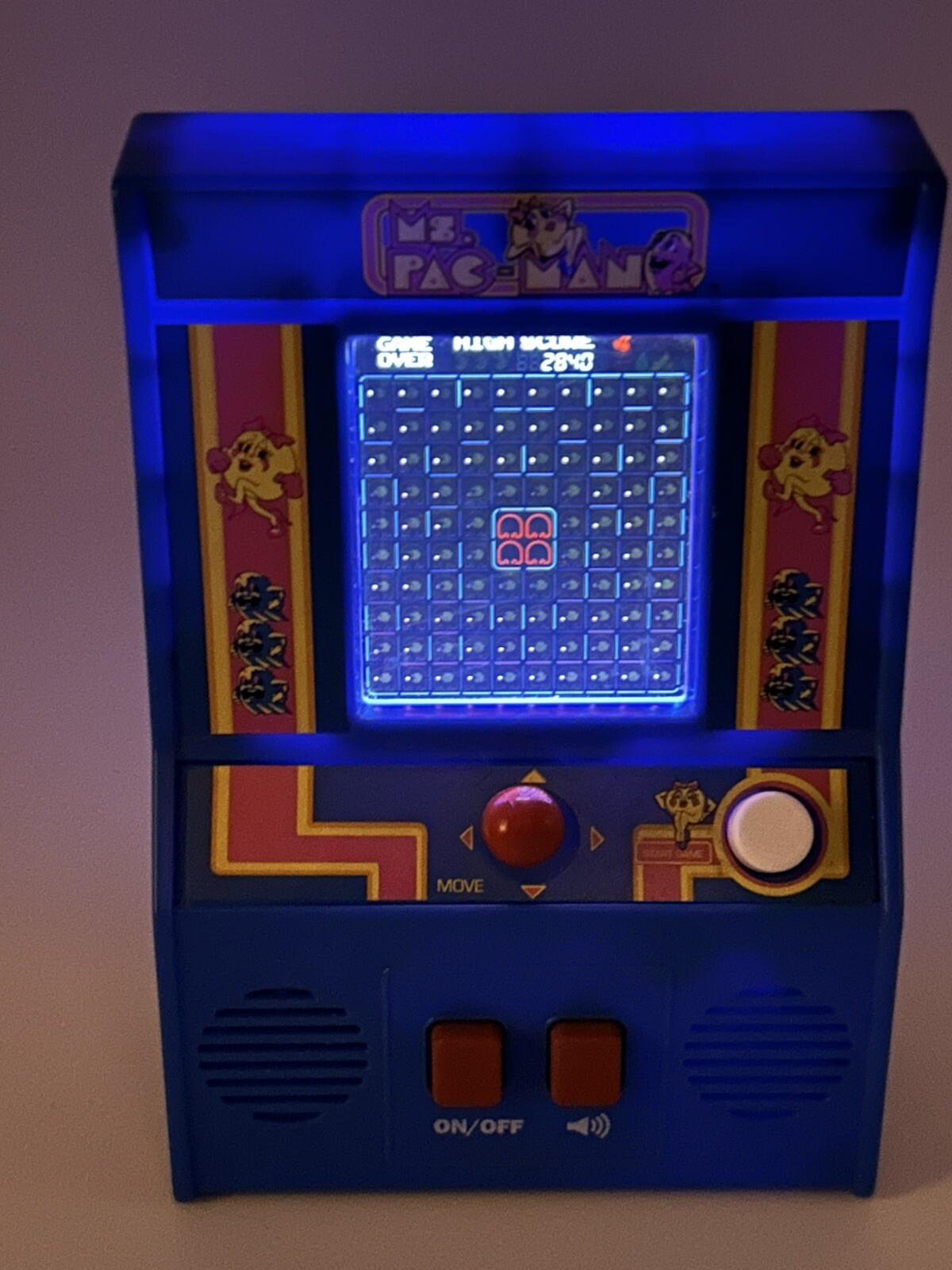 Basic Fun Arcade Classics Ms Pac-Man Retro Mini Arcade Game Handheld Bandai 2018