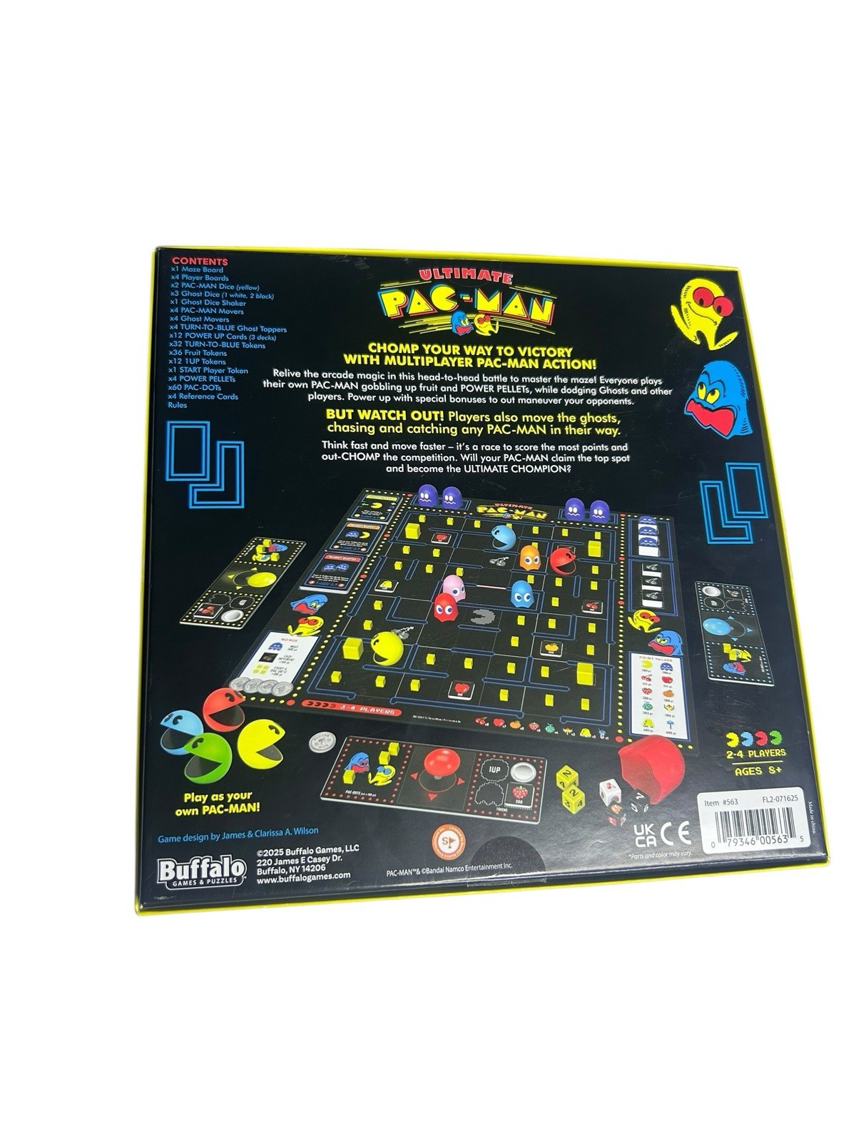 Ultimate PAC-MAN Board Game – Retro Arcade Classic! – Official Licensed Open Box