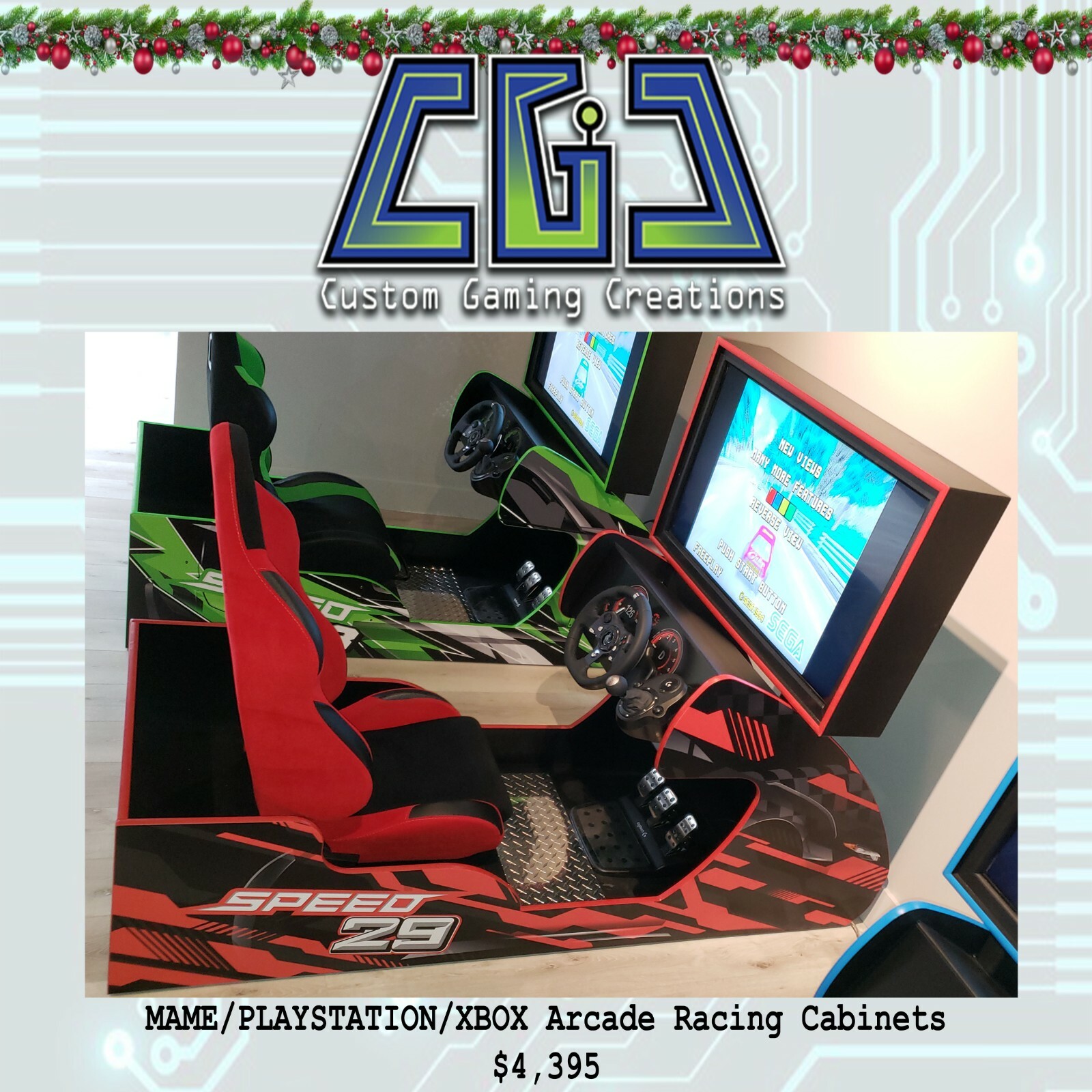 Racing Arcade Driving Simulator NEW works with MAME, PLAYSTATION, XBOX, LOGITECH