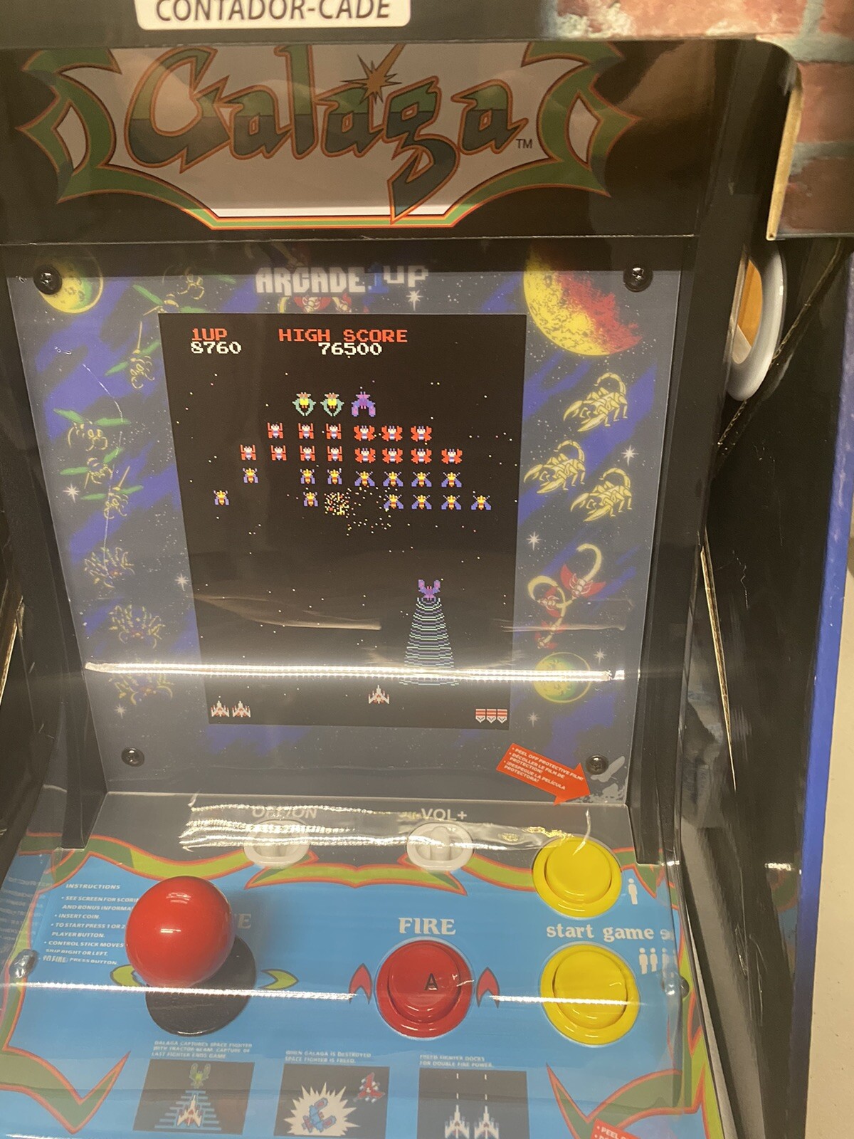 Arcade1Up Galaga Galaxian CounterCade 18.5”-BRAND NEW!