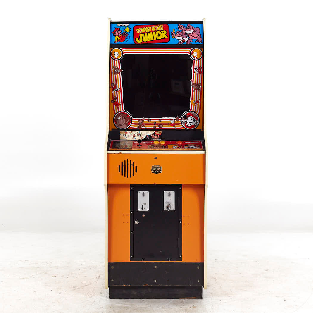 Vintage Donkey Kong Junior Arcade Gaming Machine