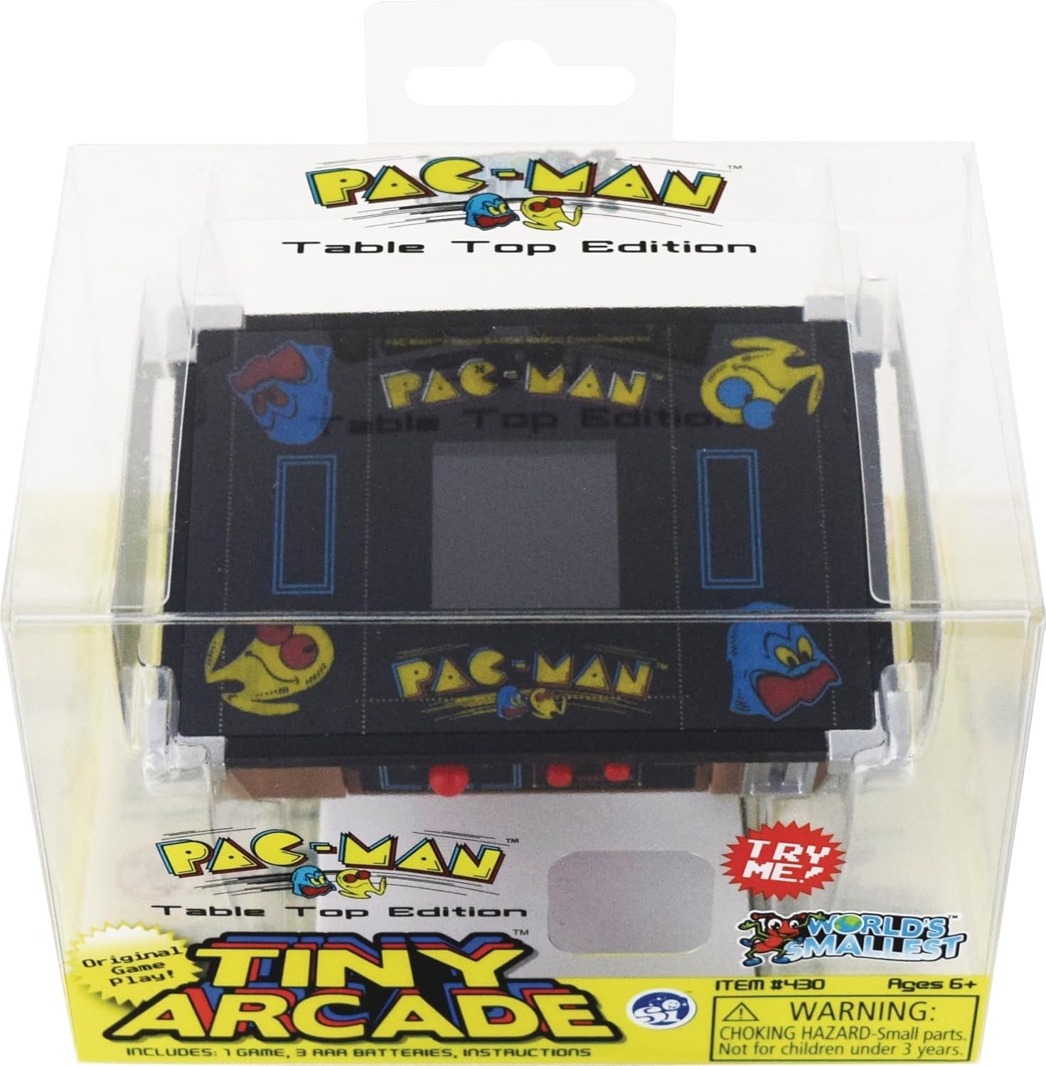 Authentic Pac-Man Tabletop Edition – Nostalgic 1-Inch LED Arcade Experience