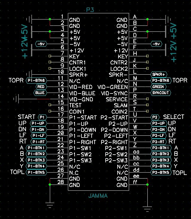 SNES TO JAMMA ARCADE CONVERSION SYSTEM (console and games not included)