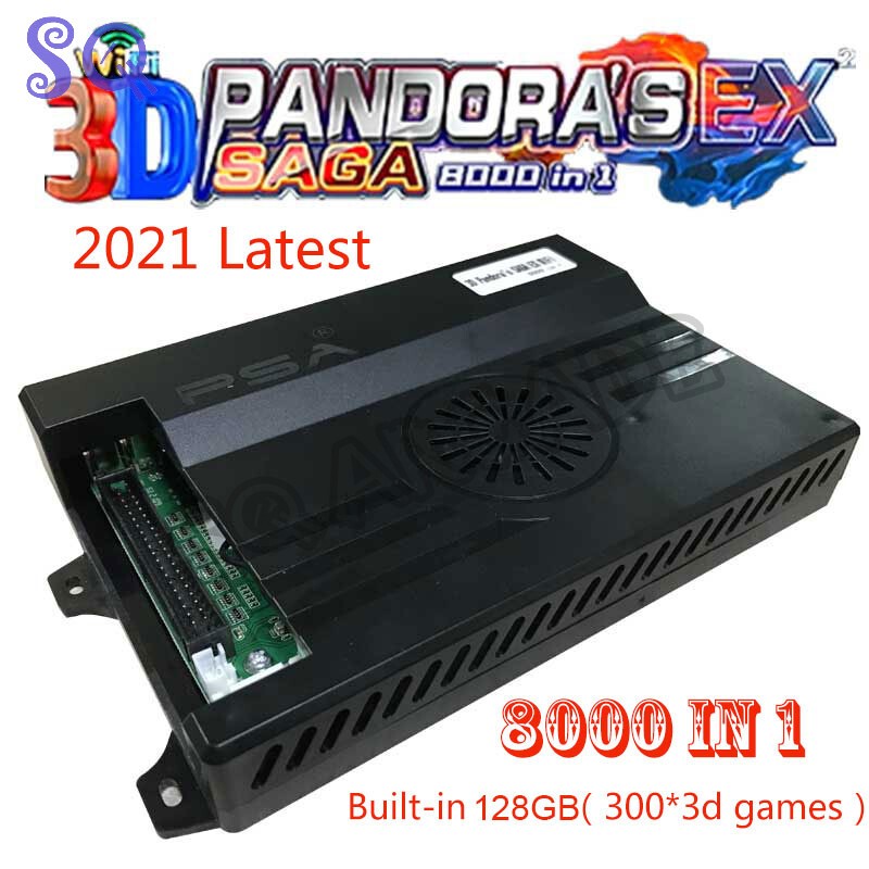 3D pandora box Saga EX 8000 Game Board home version Arcade game HDMI