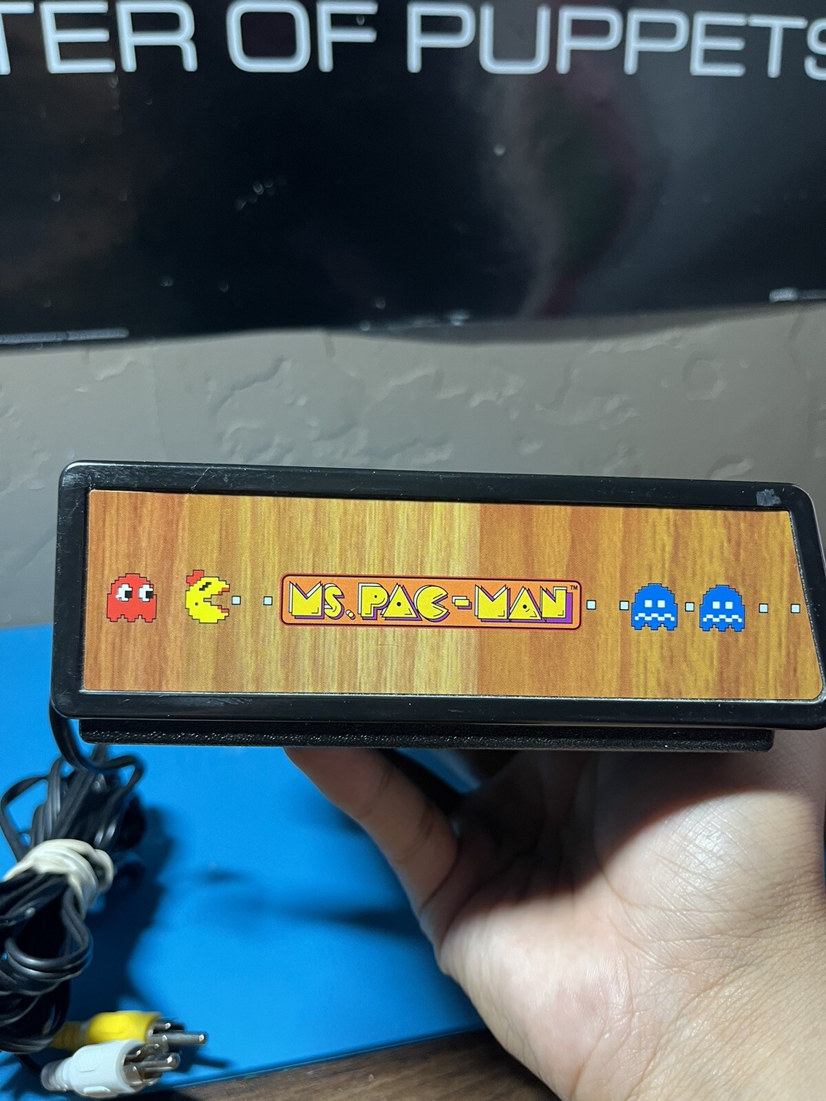 2004 Ms Pac-Man Plug and Play Wireless TV Arcade 7 In 1 Game Namco Jakks Pacific
