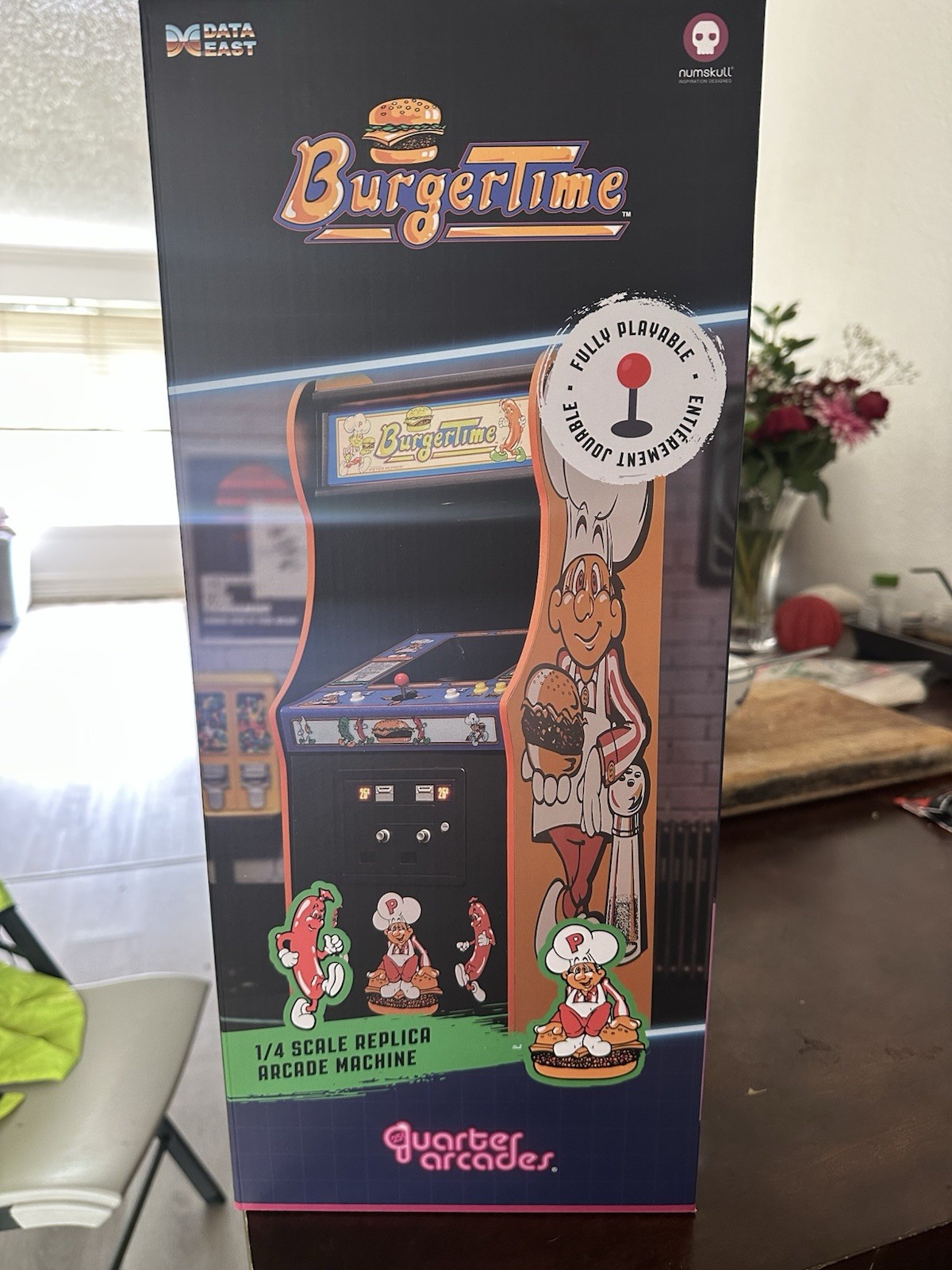 Numskull Quarter Arcade Burger Time Collectors Edition Mini Arcade Retro NEW 1/4