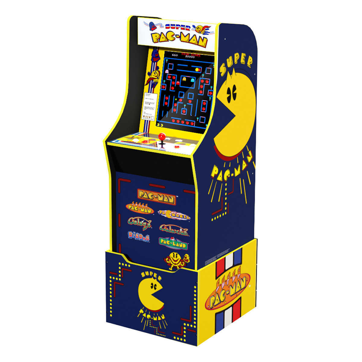 ARCADE1UP Super Pac-Man Galaga Dig Dug Light up Marquee 7 Games in 1 + RISER ✅✅✅
