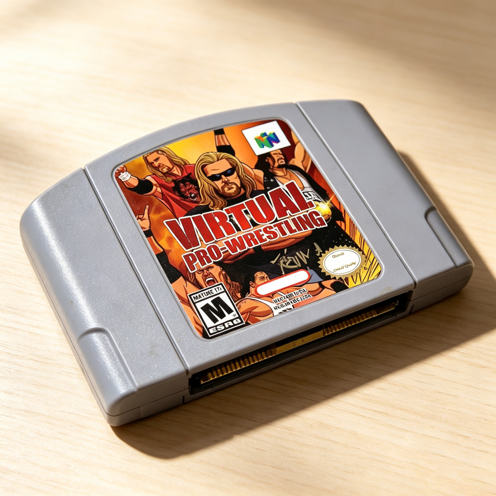 Virtual Pro Wrestling Salvo Game For Nintendo N64 US Version
