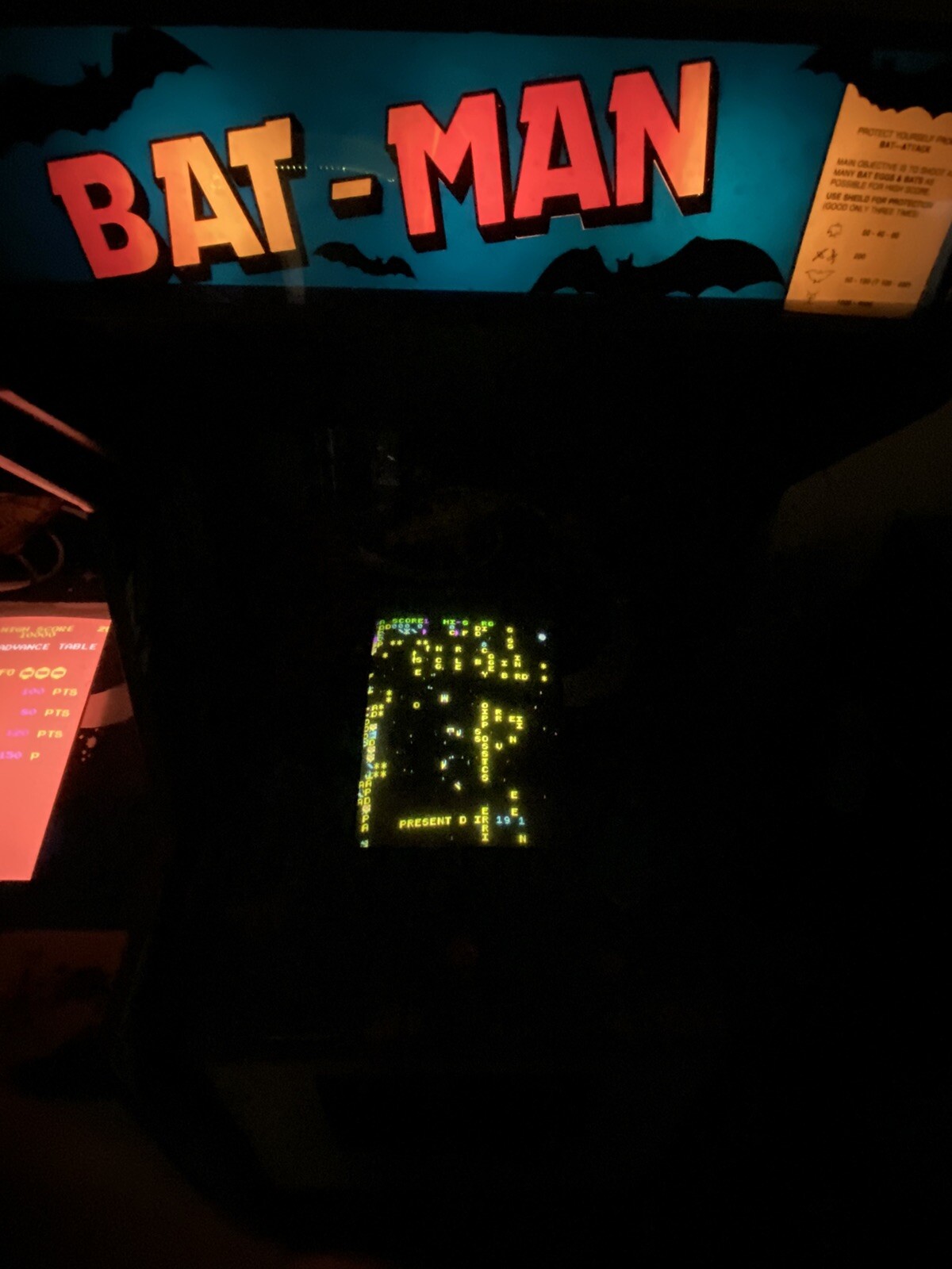 Omni Mars + Batman Video Arcade Machines Glak Artic Infinity Eagle Rare Bootlegs
