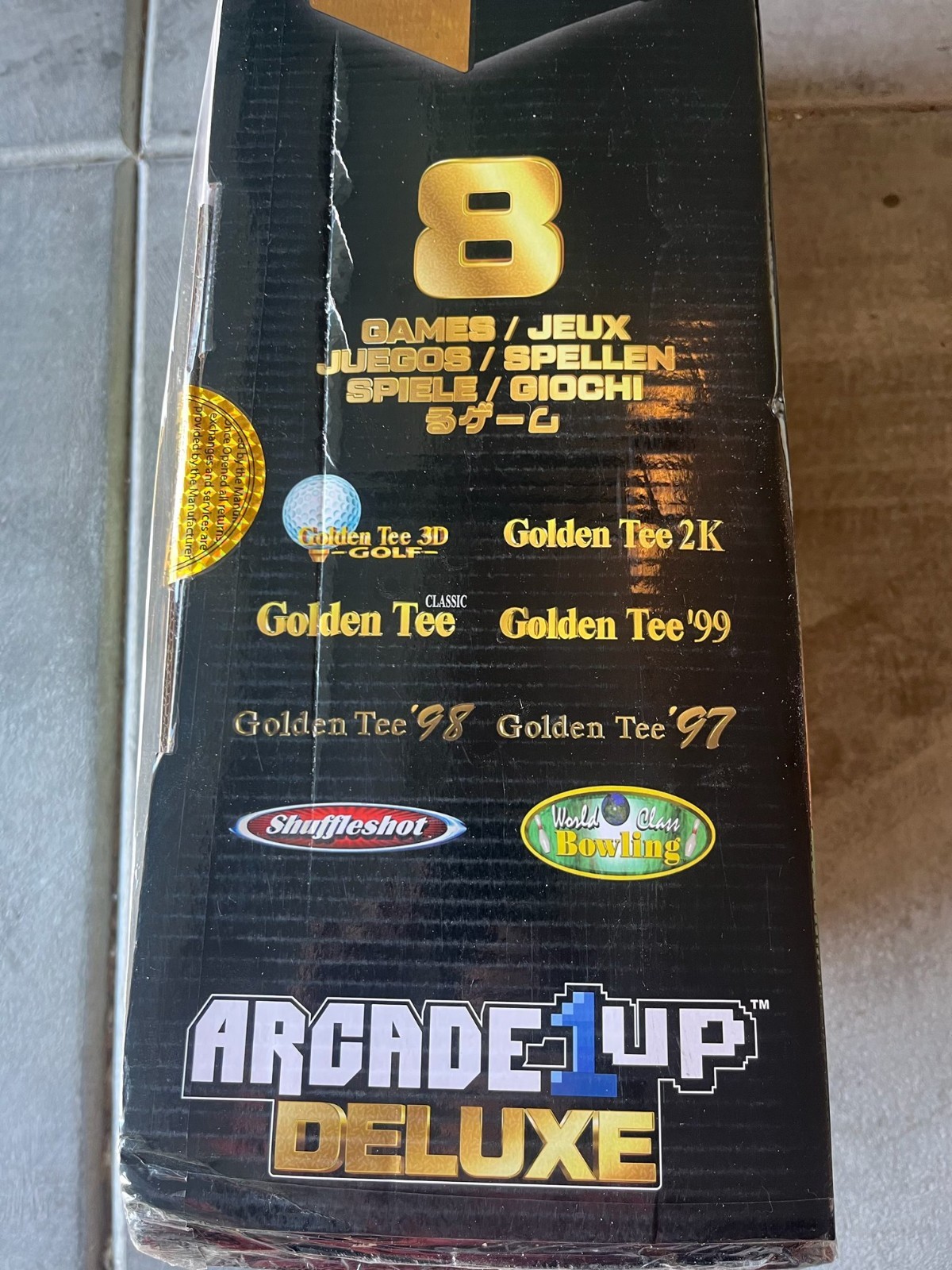 Golden Tee Golf 3D 35th Anniversary Deluxe Arcade Machine Arcade1Up (Brand New)