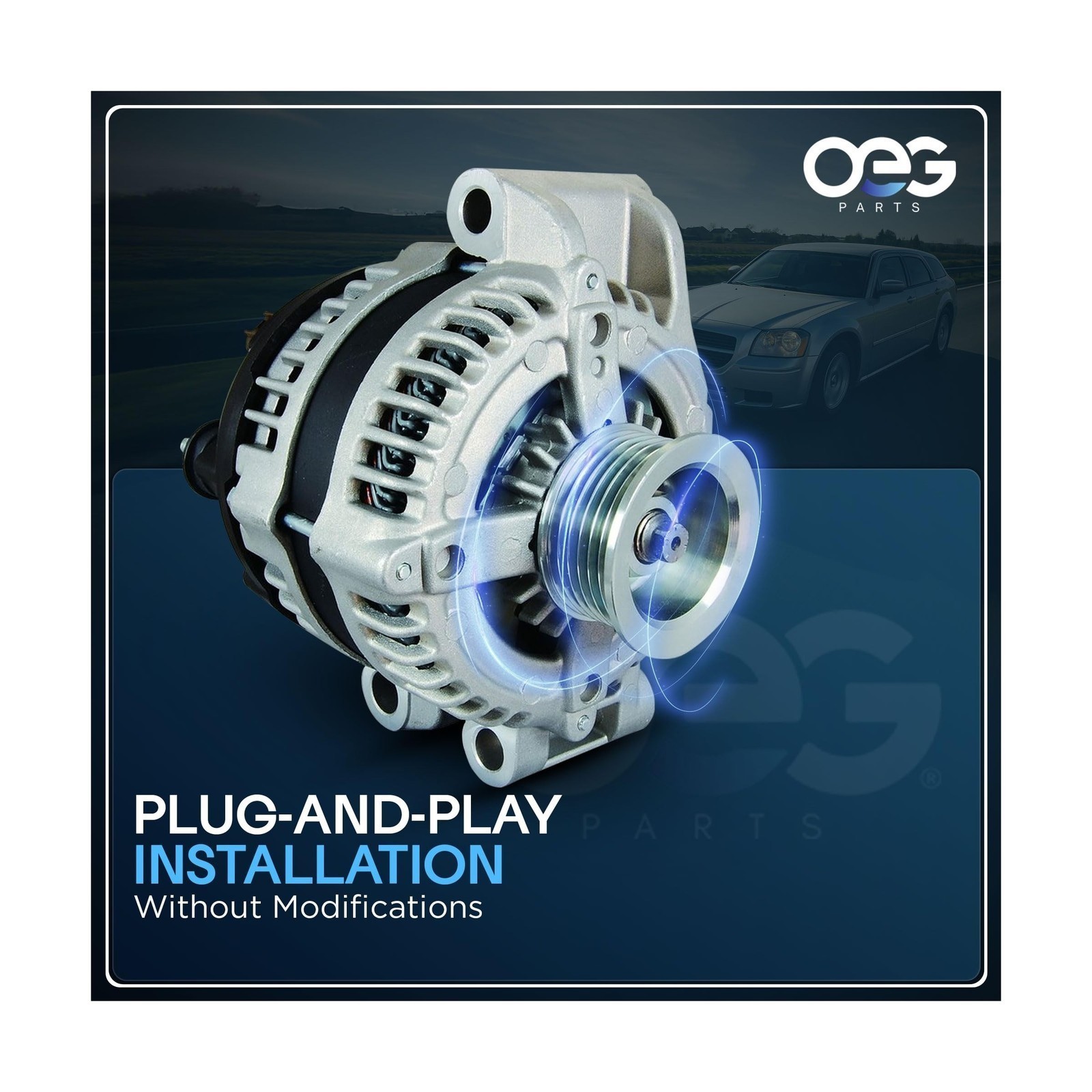 Alternator Fit For Dodge Ram 1500-3500 2009-2018, 5.7L V8, 56028697 Series