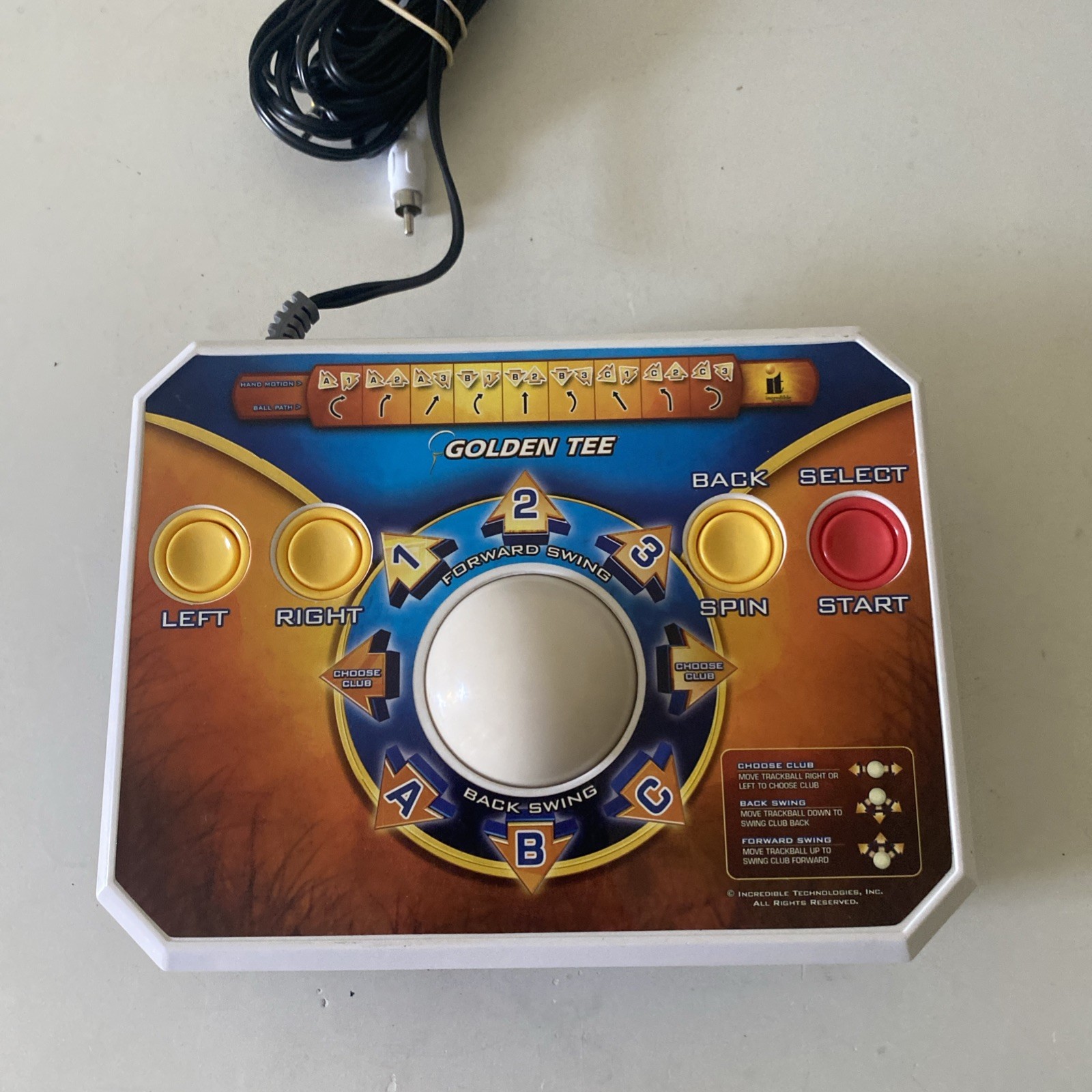 Golden Tee Golf Plug & Play Home TV Game Edition 2011 Jakks Pacific Tested
