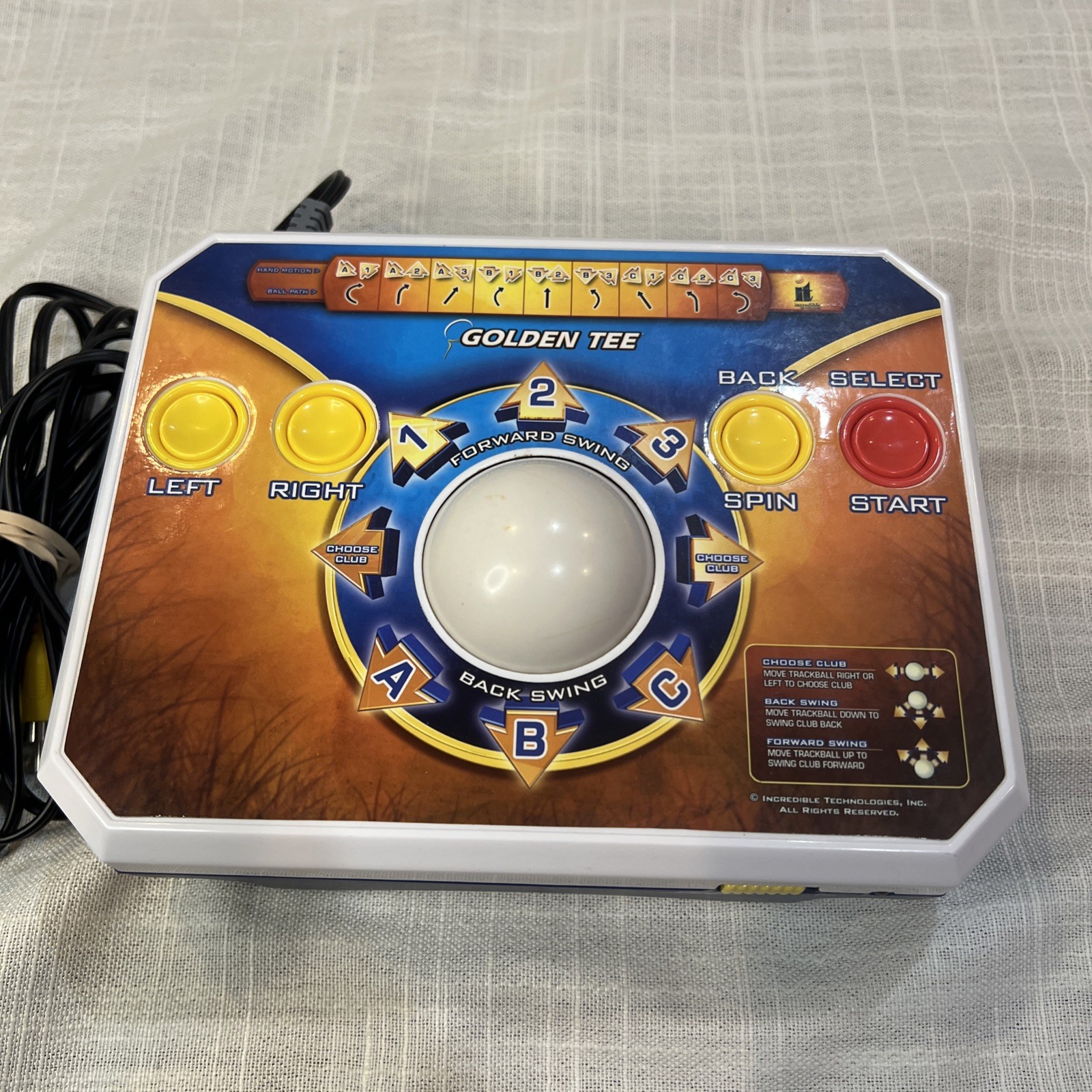 Jakks Pacific Golden Tee Golf 2011 Plug & Play Home TV Game Edition Tested Works