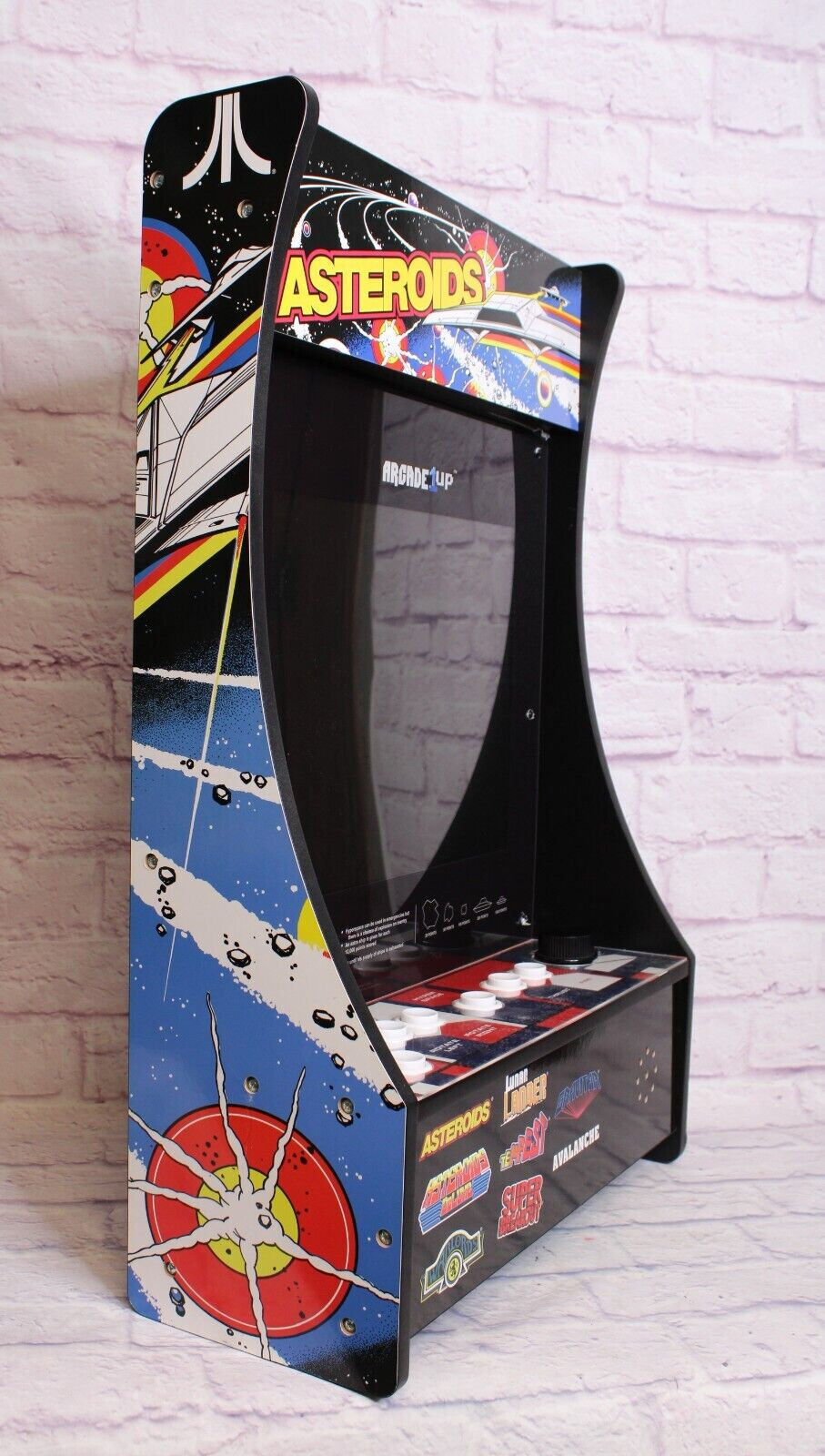 Arcade1up ASTEROIDS – 8 Games in 1 ARCADE w/ optional wall mount- Tempest ⋆｡👀